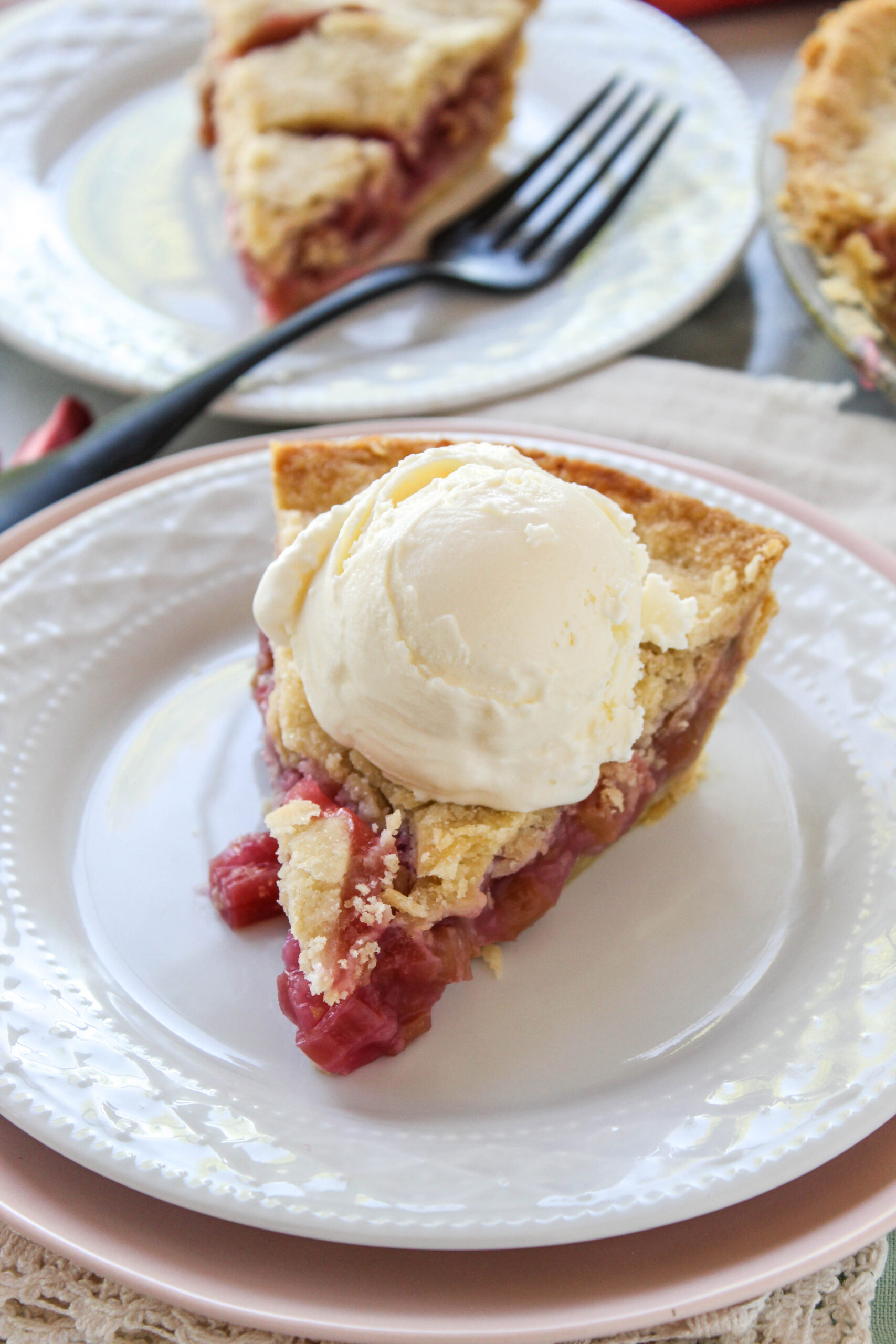 Fresh Rhubarb Pie Recipe