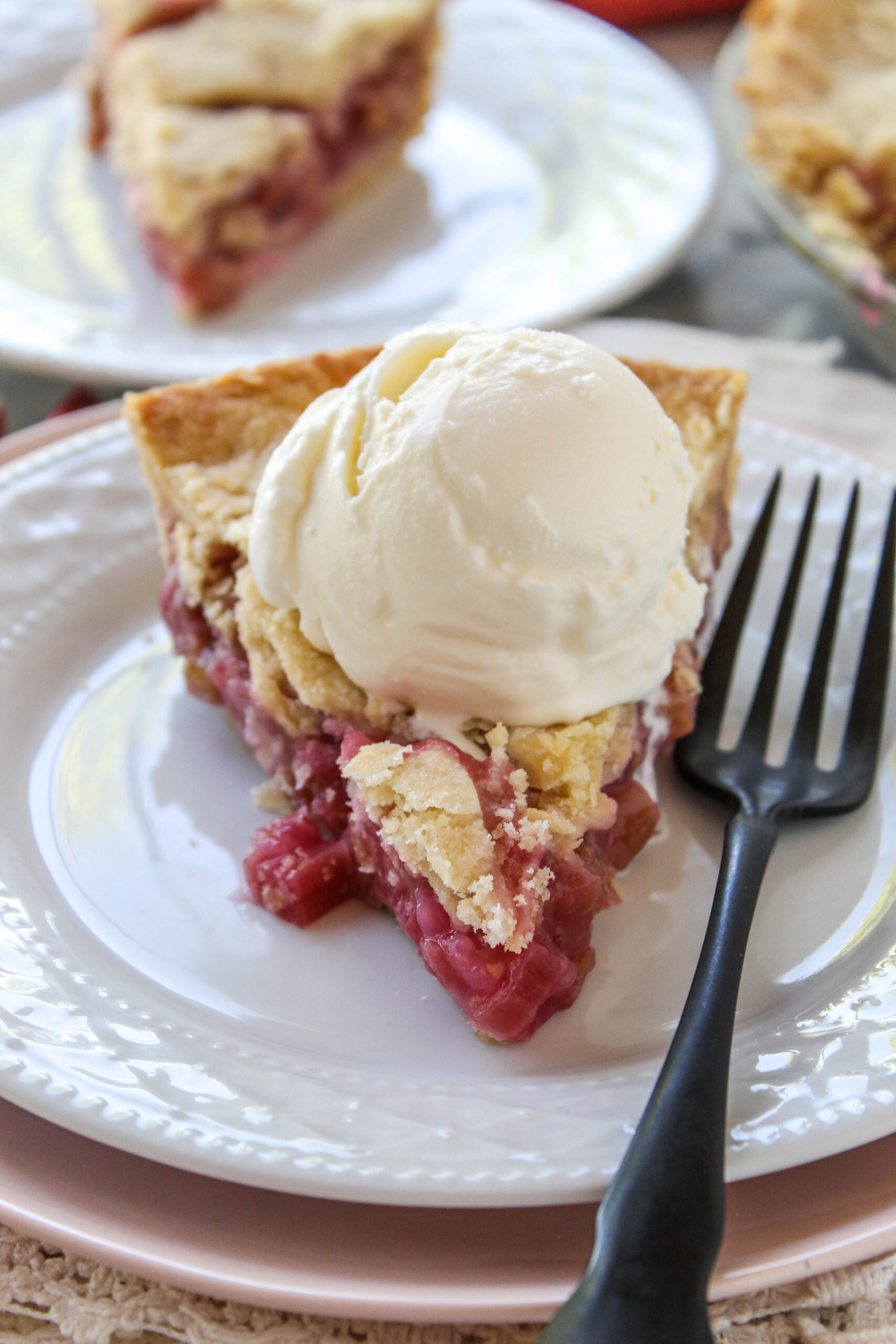 Fresh Rhubarb Pie Recipe