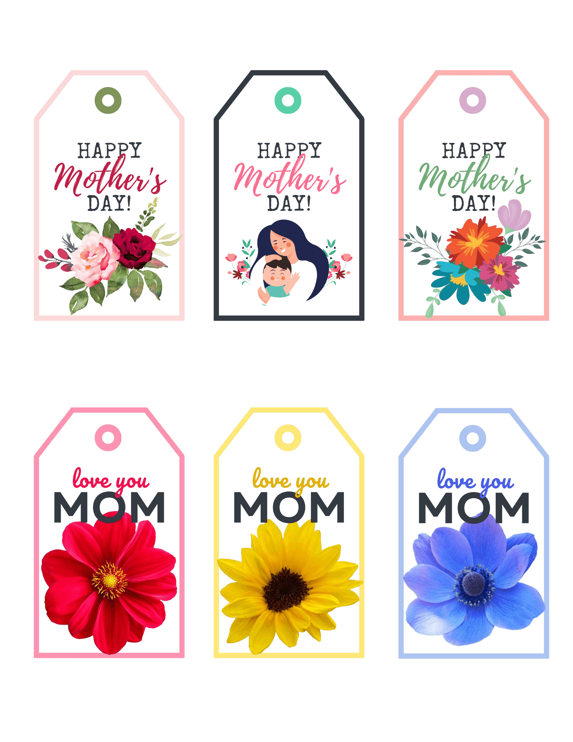 Free Printable Mother’s Day Gift Tags