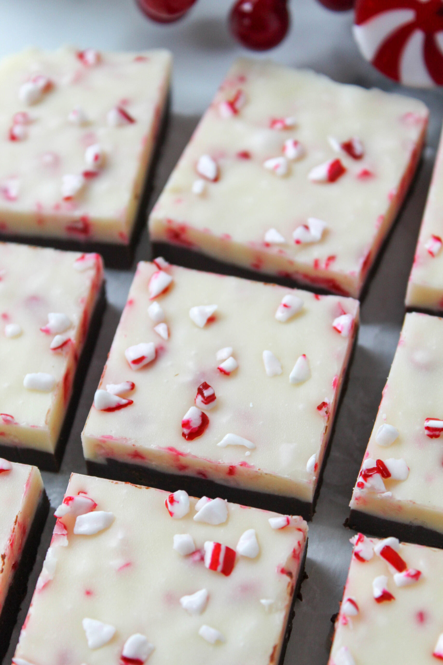 Peppermint Bark Fudge