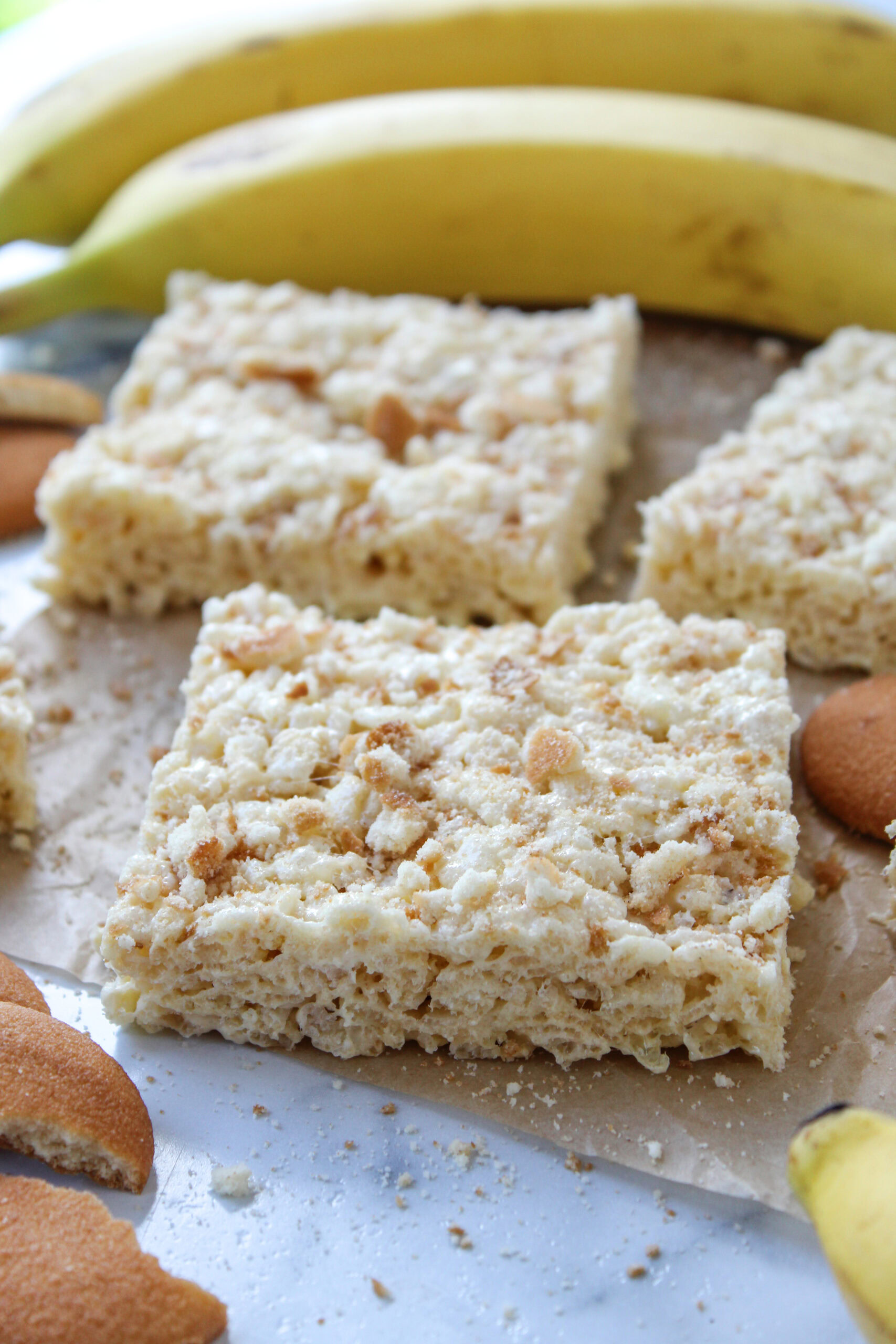 Banana Pudding Rice Krispie Treats