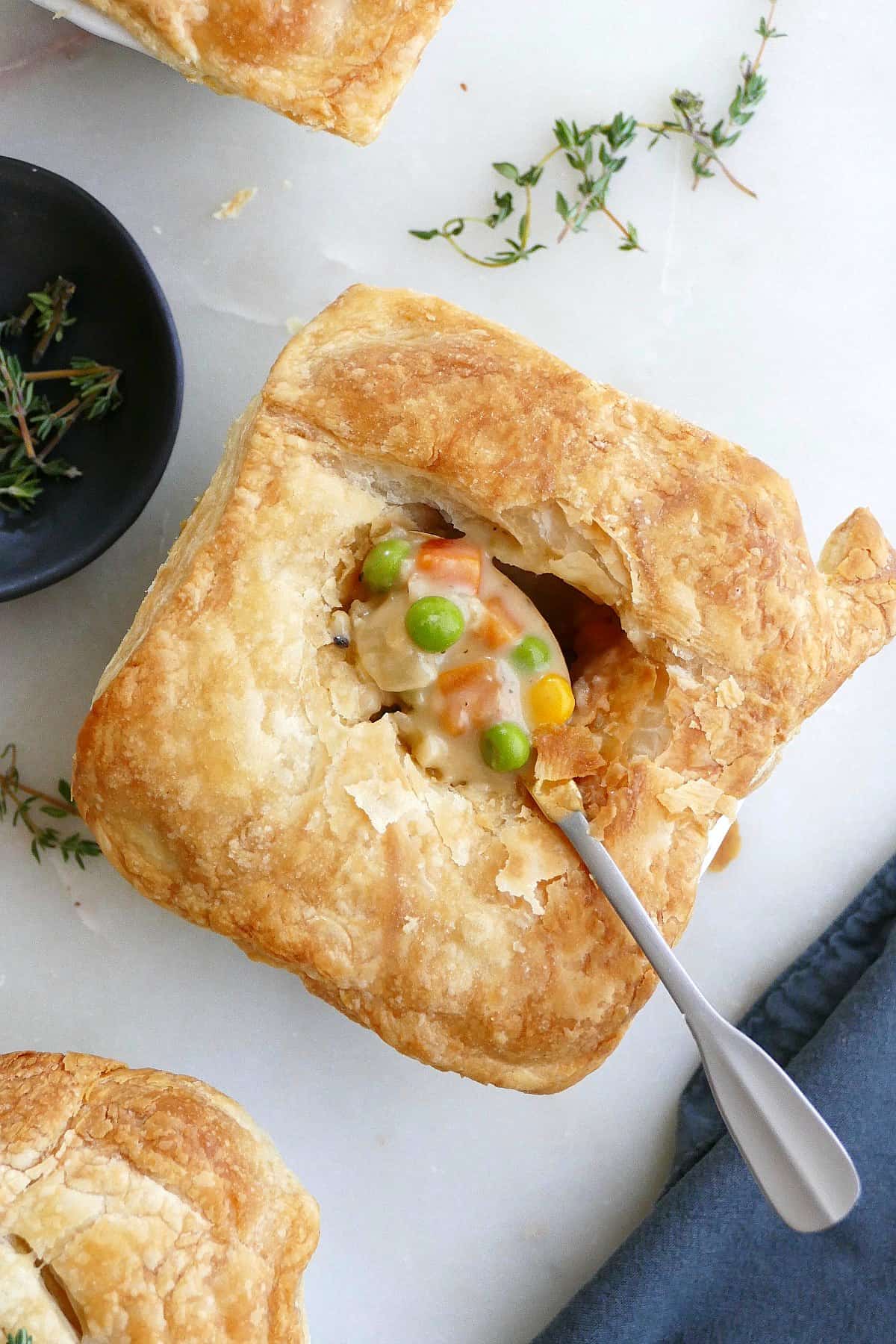 Mini Vegetarian Pot Pies