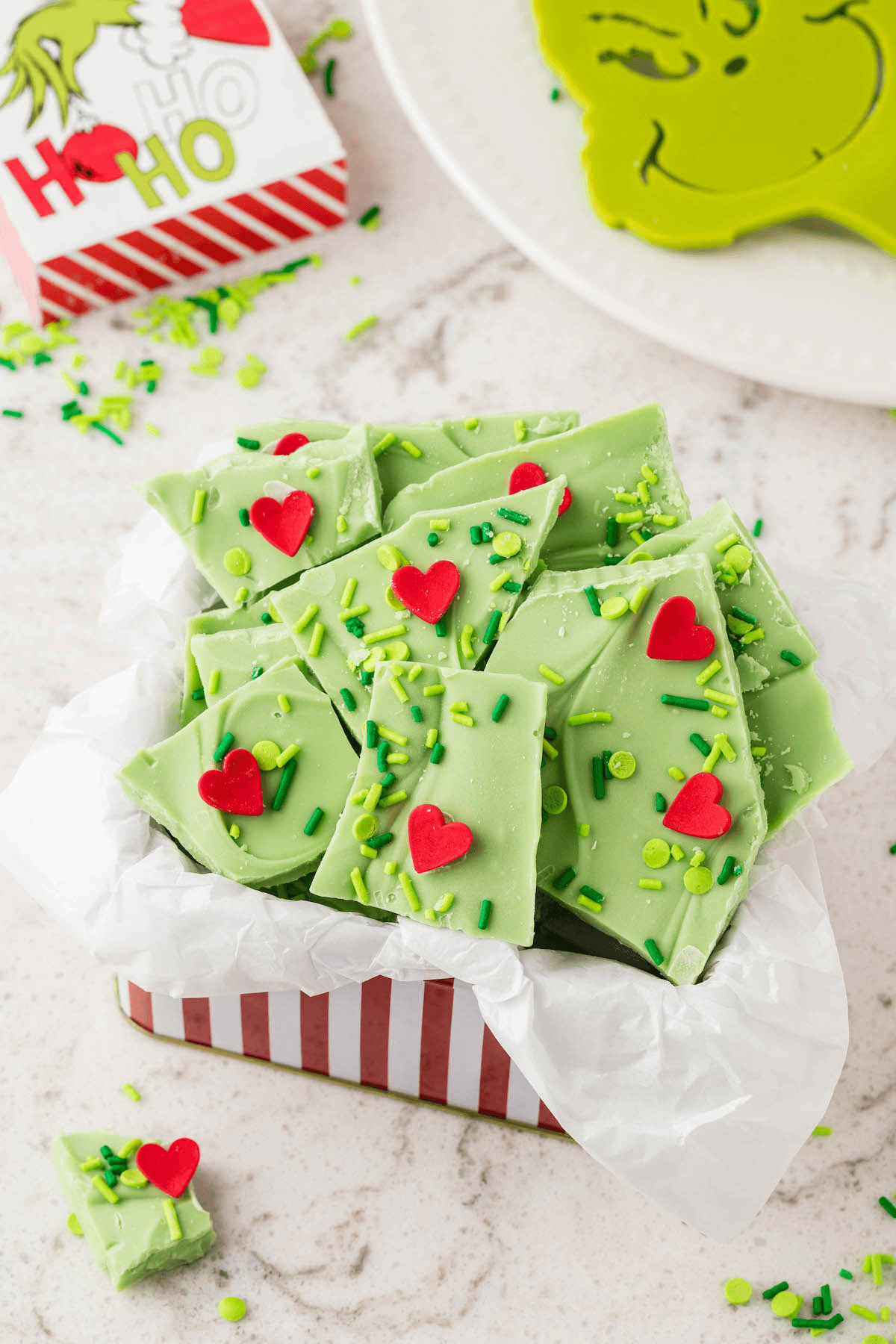 Easy holiday treat inspired by the Grinch