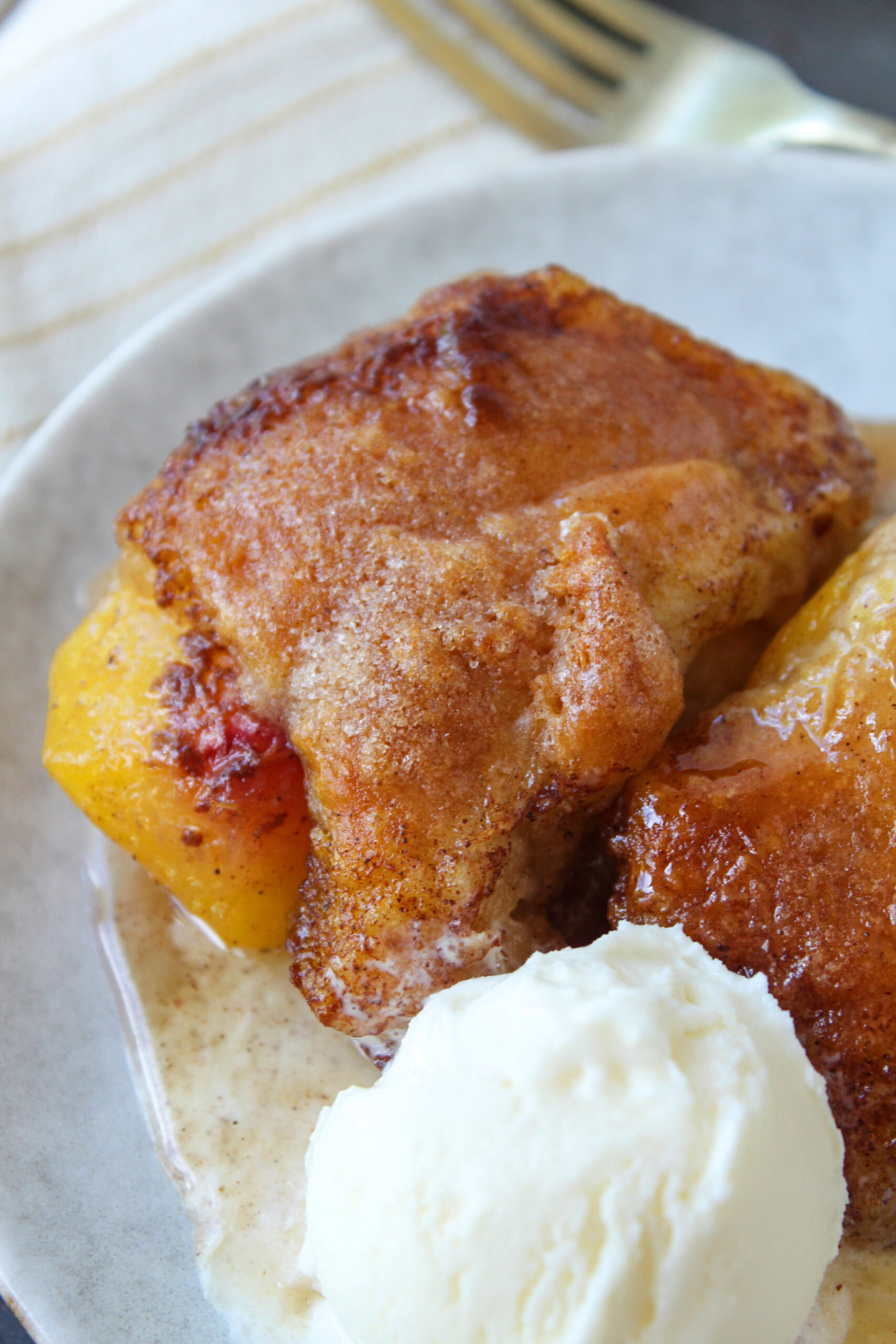 Peach Dumplings with Crescent Rolls Recipe