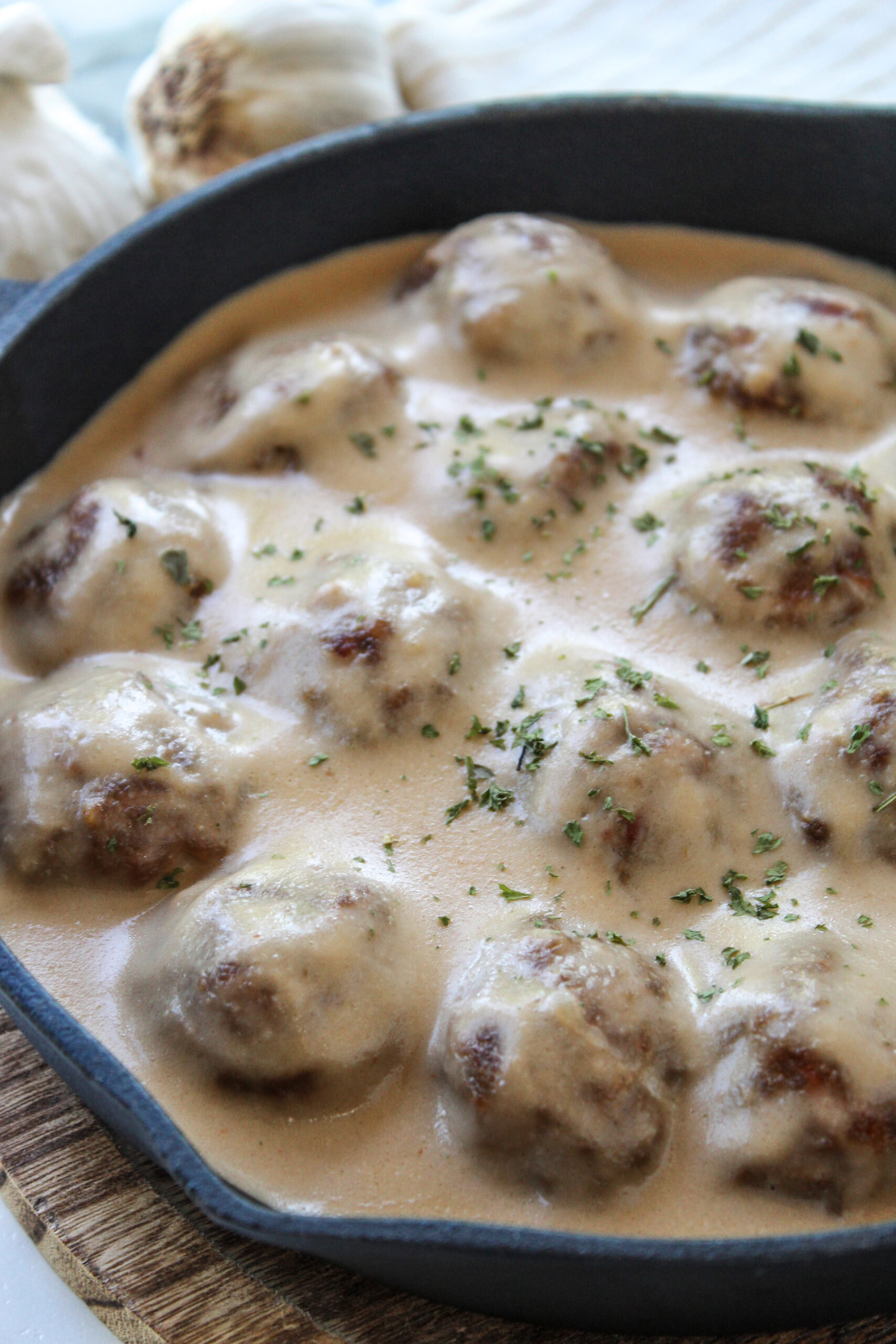Vegetarian Swedish Meatballs