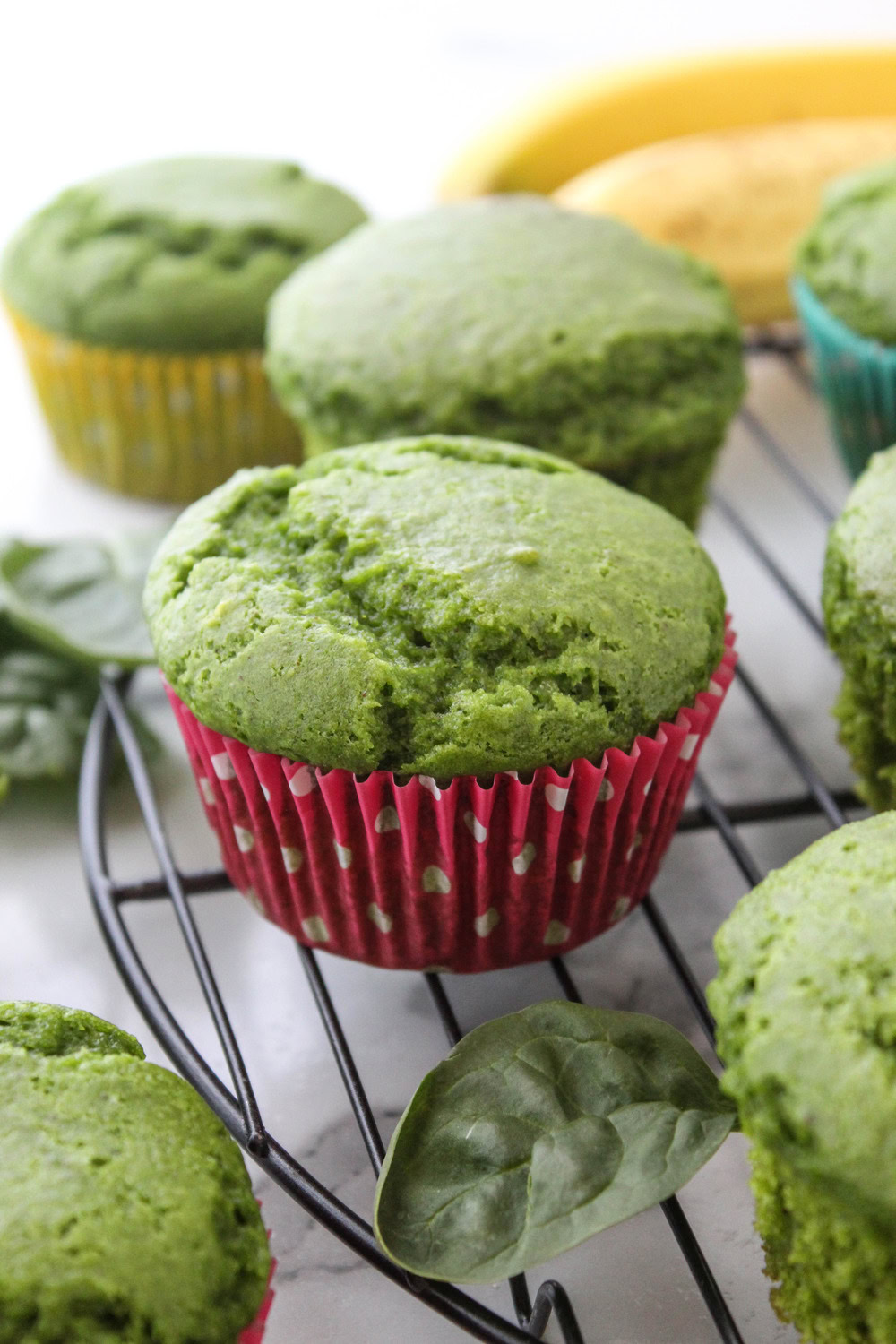 Hulk Spinach Banana Muffins
