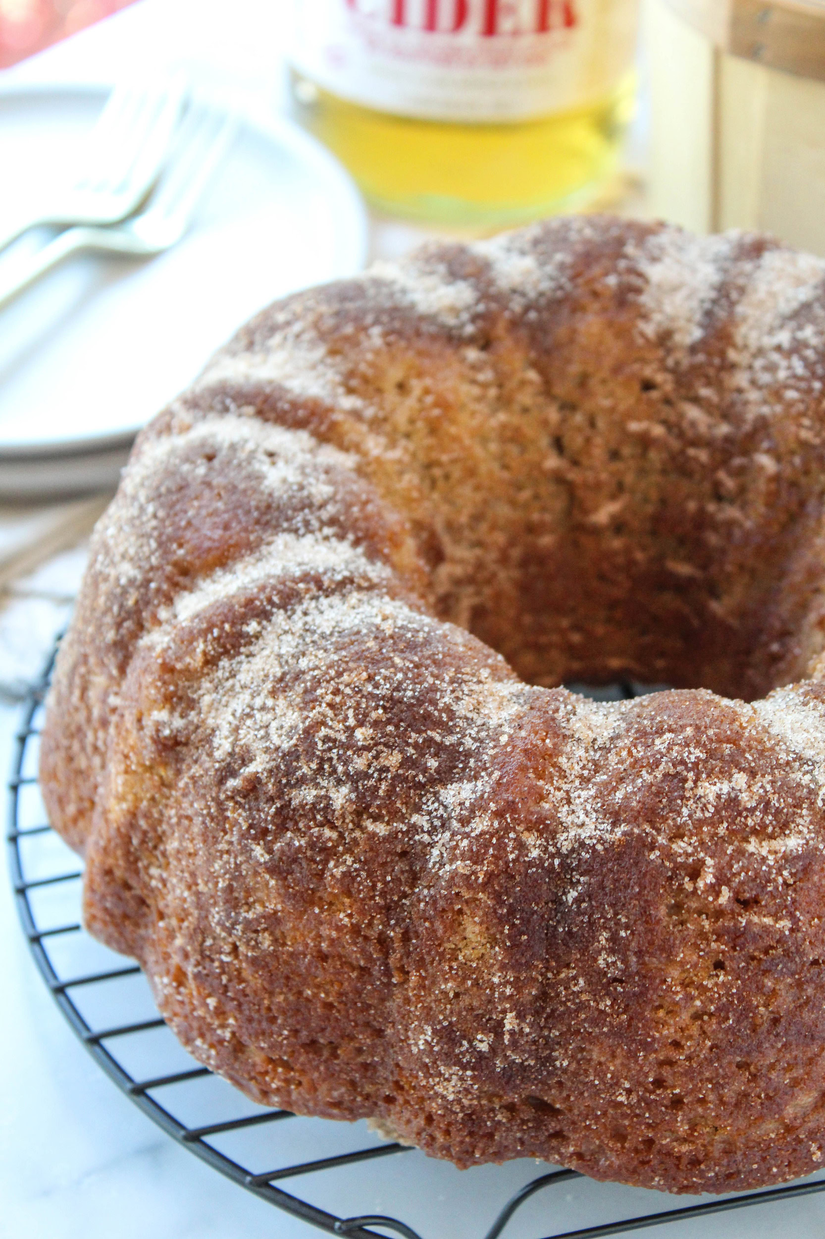 Apple Cider Donut Cake