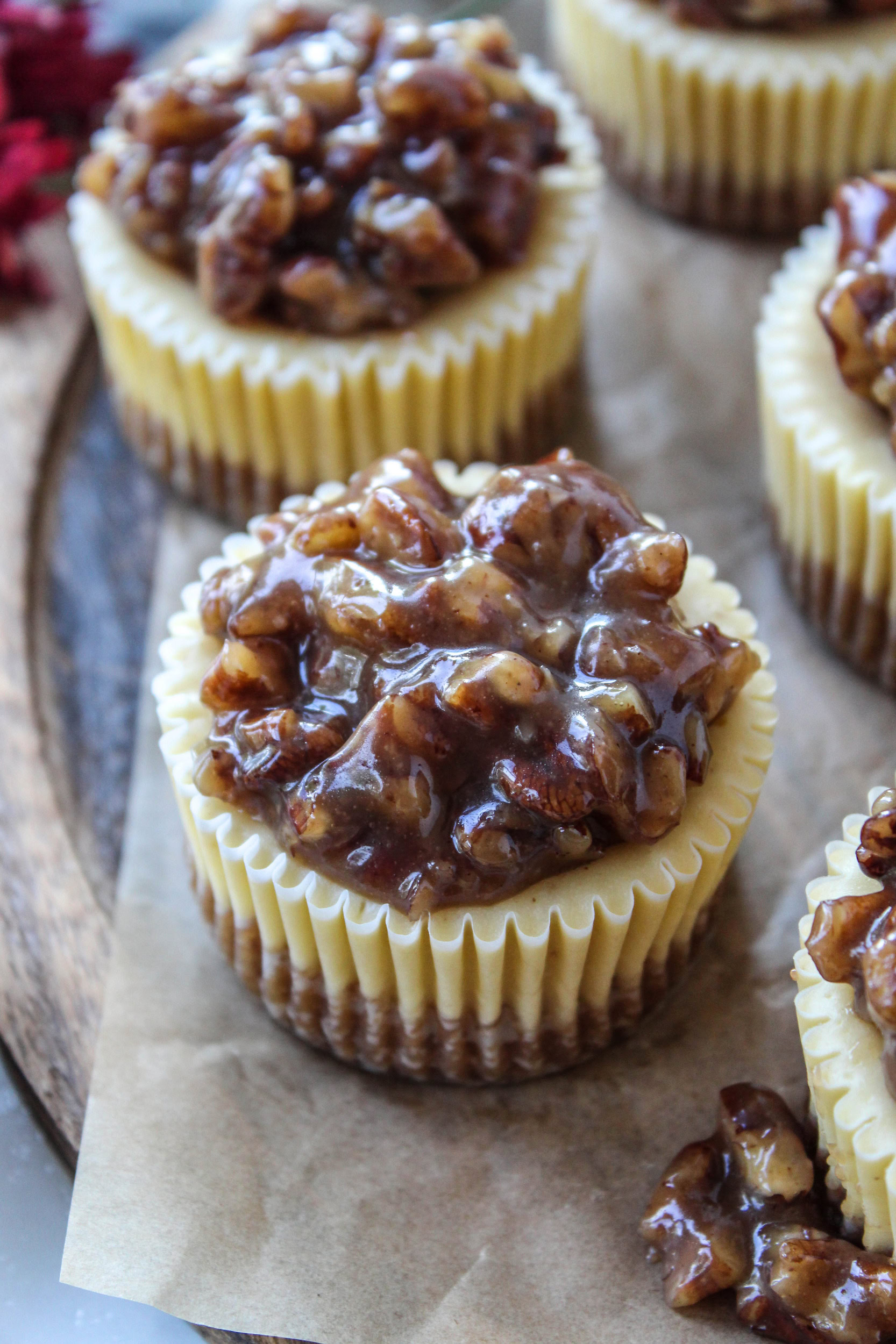 Mini Pecan Pie Cheesecakes