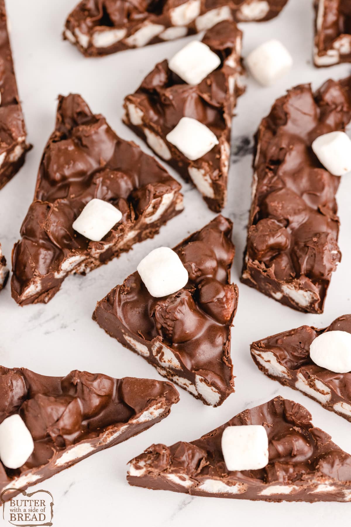 Chocolate Peanut Butter Marshmallow Bark