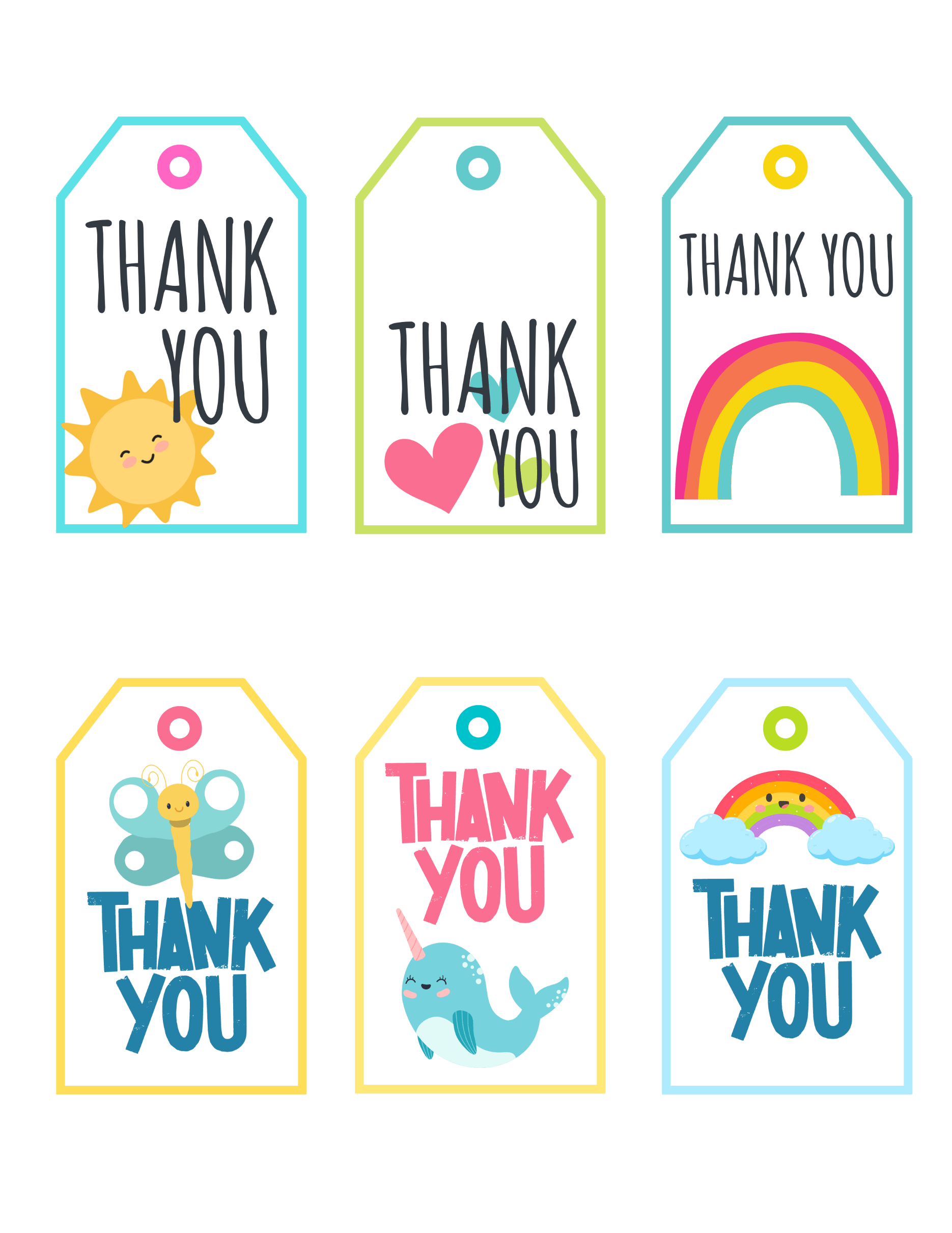 Free Printable Thank You Gift Tags