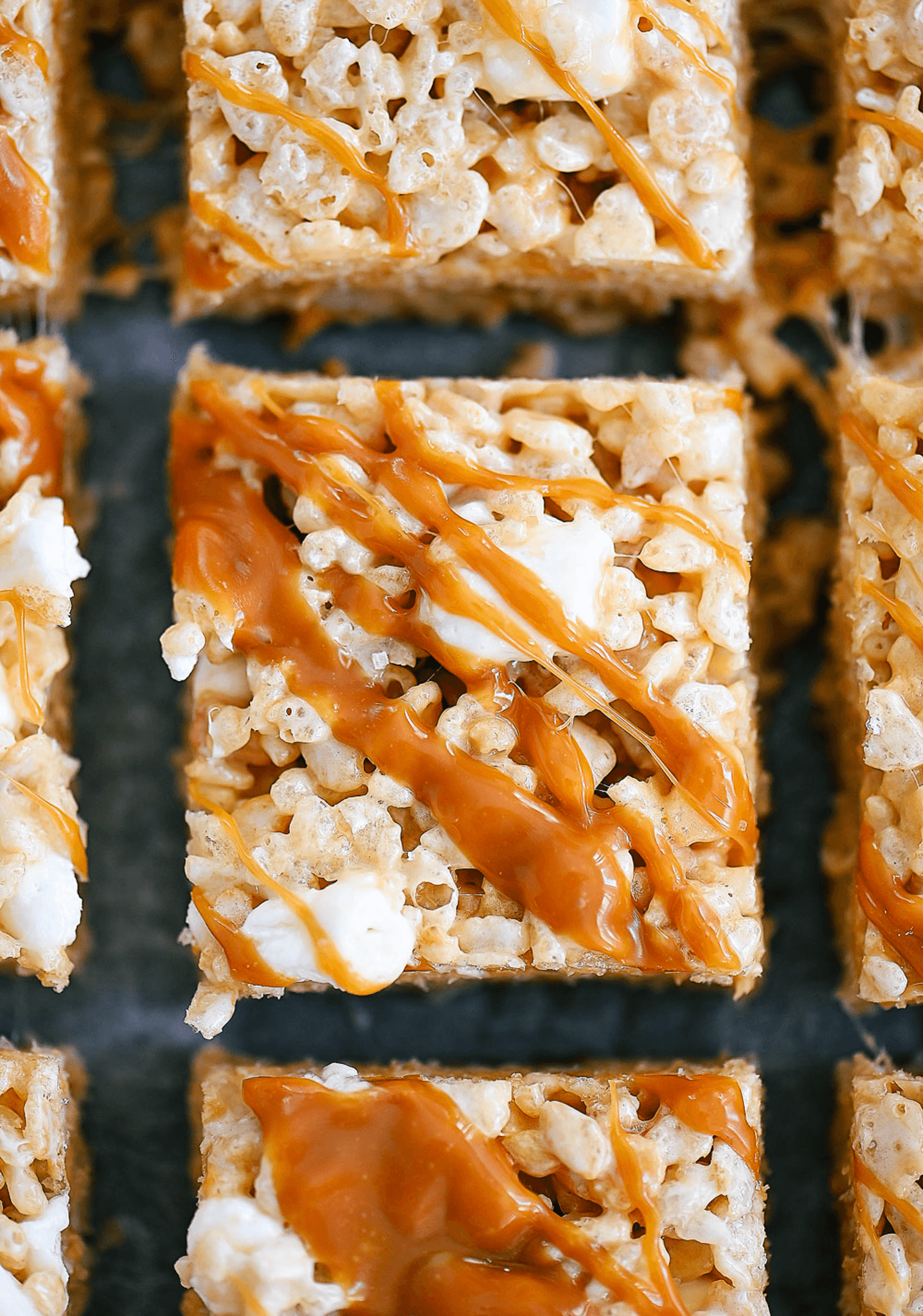 Salted Caramel Rice Krispie Treats