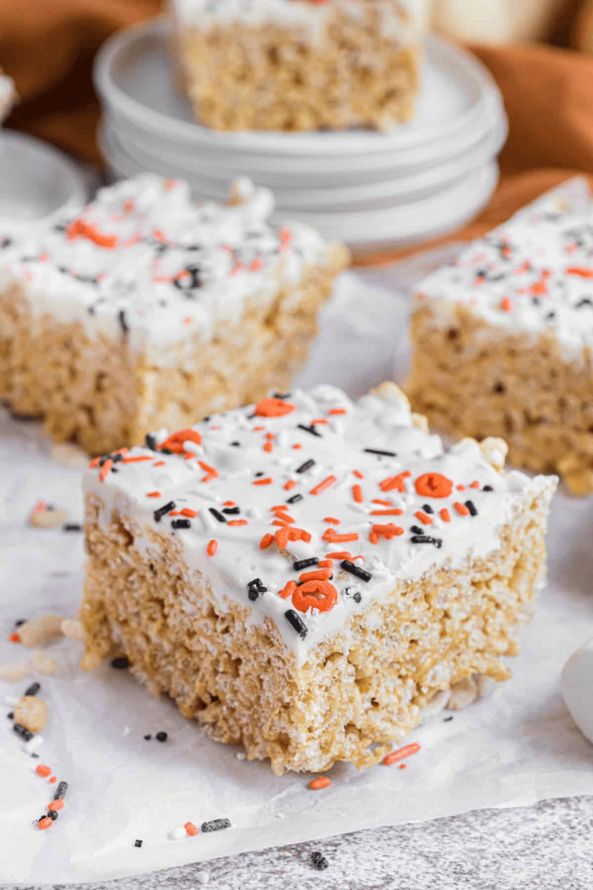 Pumpkin Spice Rice Krispie Treats