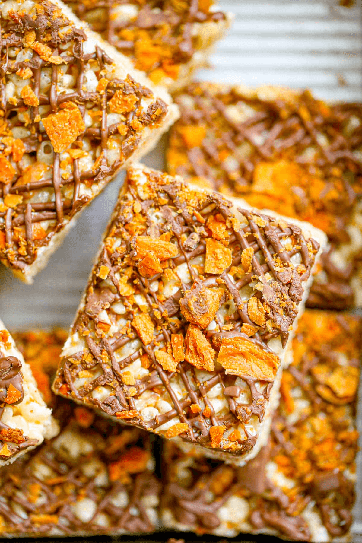 Butterfinger Rice Krispie Treats