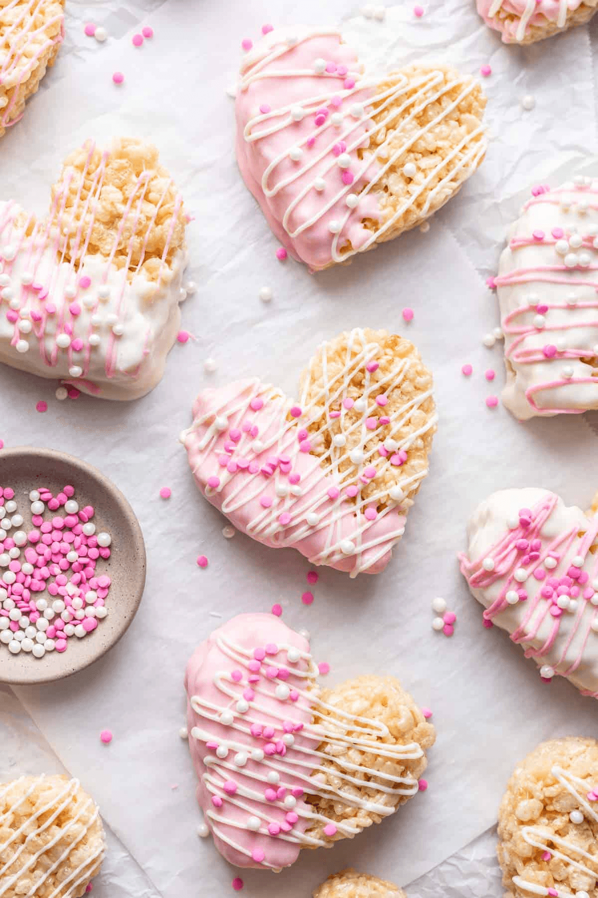 Heart Shaped Rice Krispie Treats