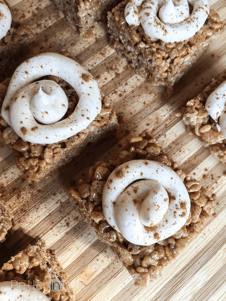 Cinnamon Roll Rice Krispie Treats Recipe