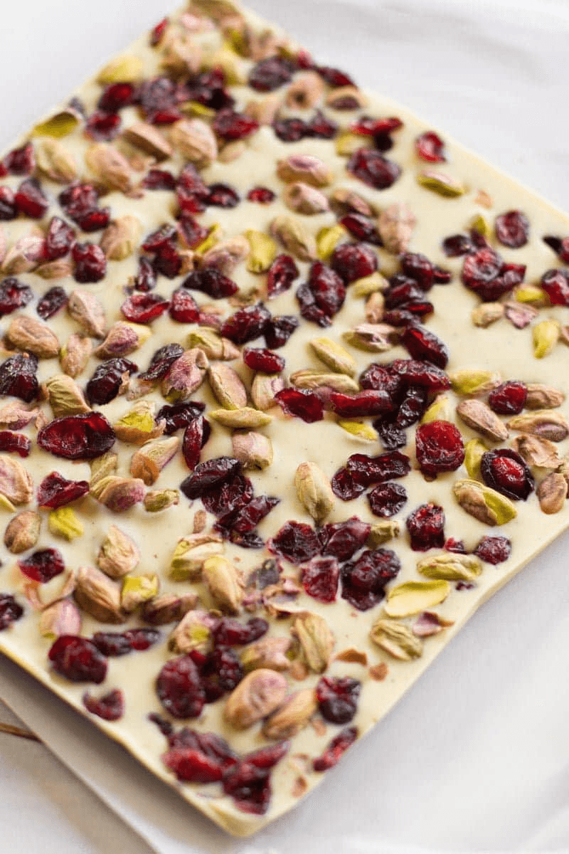 Cranberry Pistachio Bark