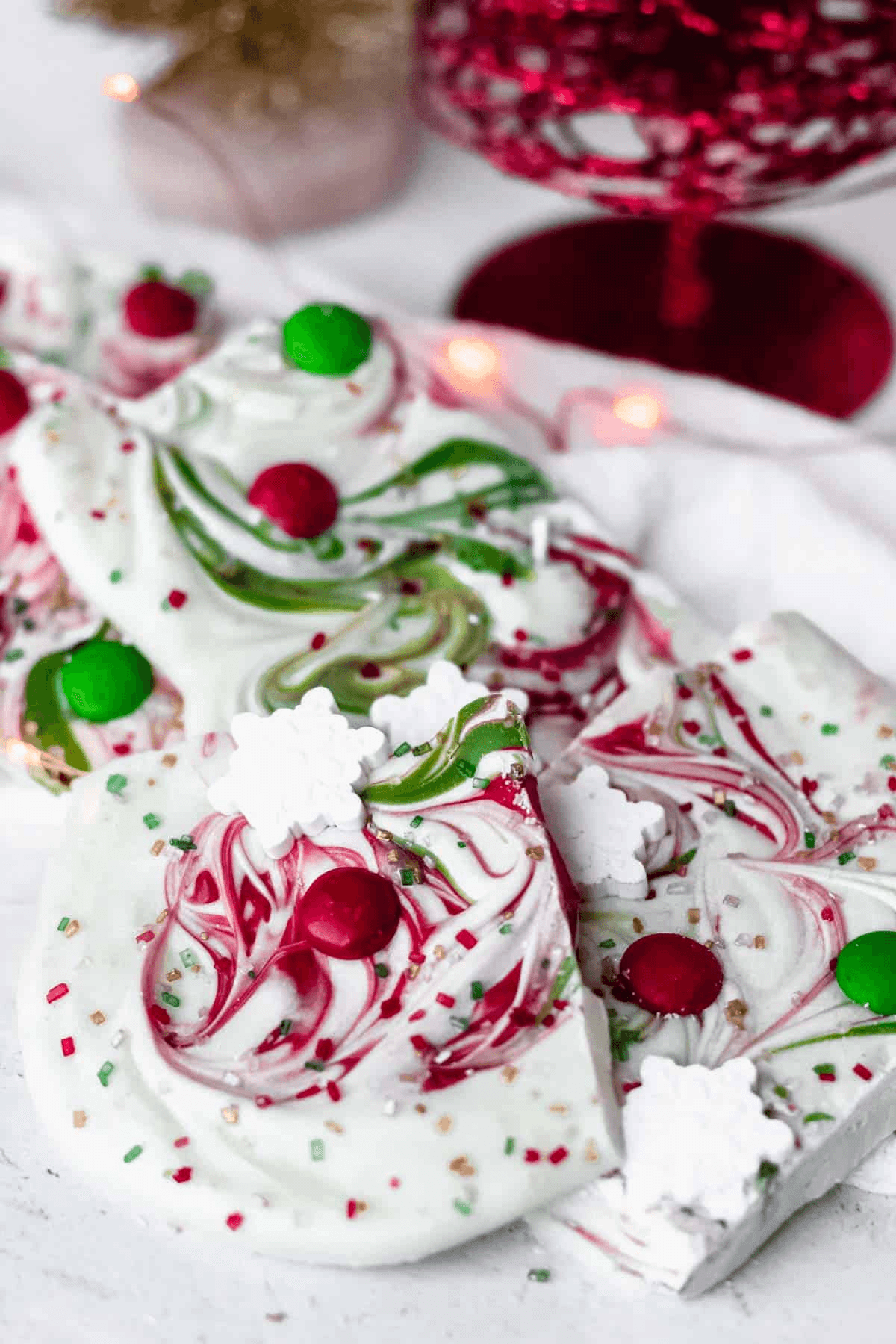 White Chocolate Christmas Bark