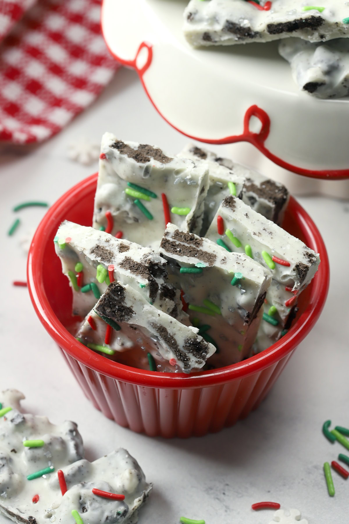 Oreo Peppermint Bark
