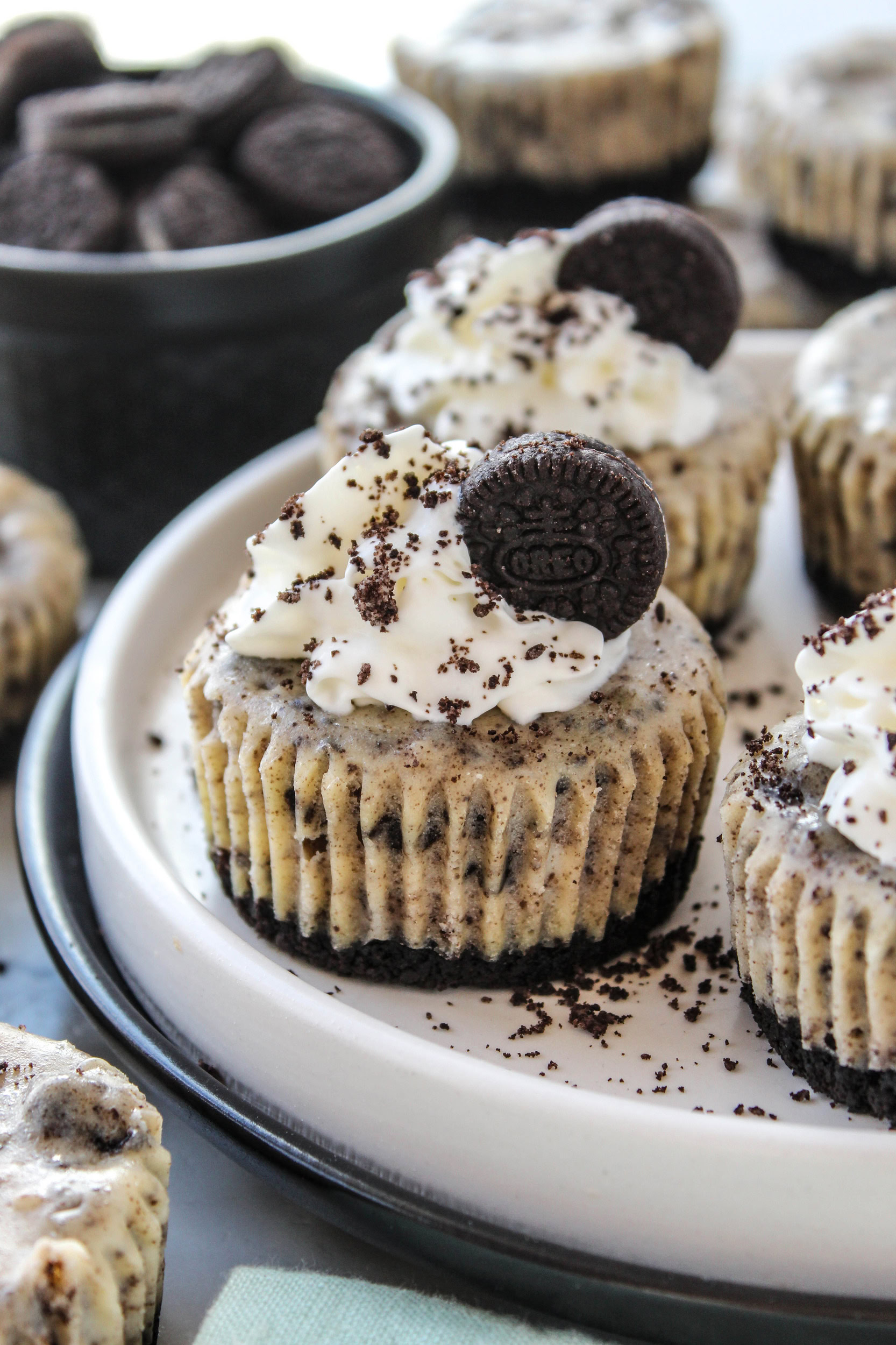 Mini Oreo Cheesecakes
