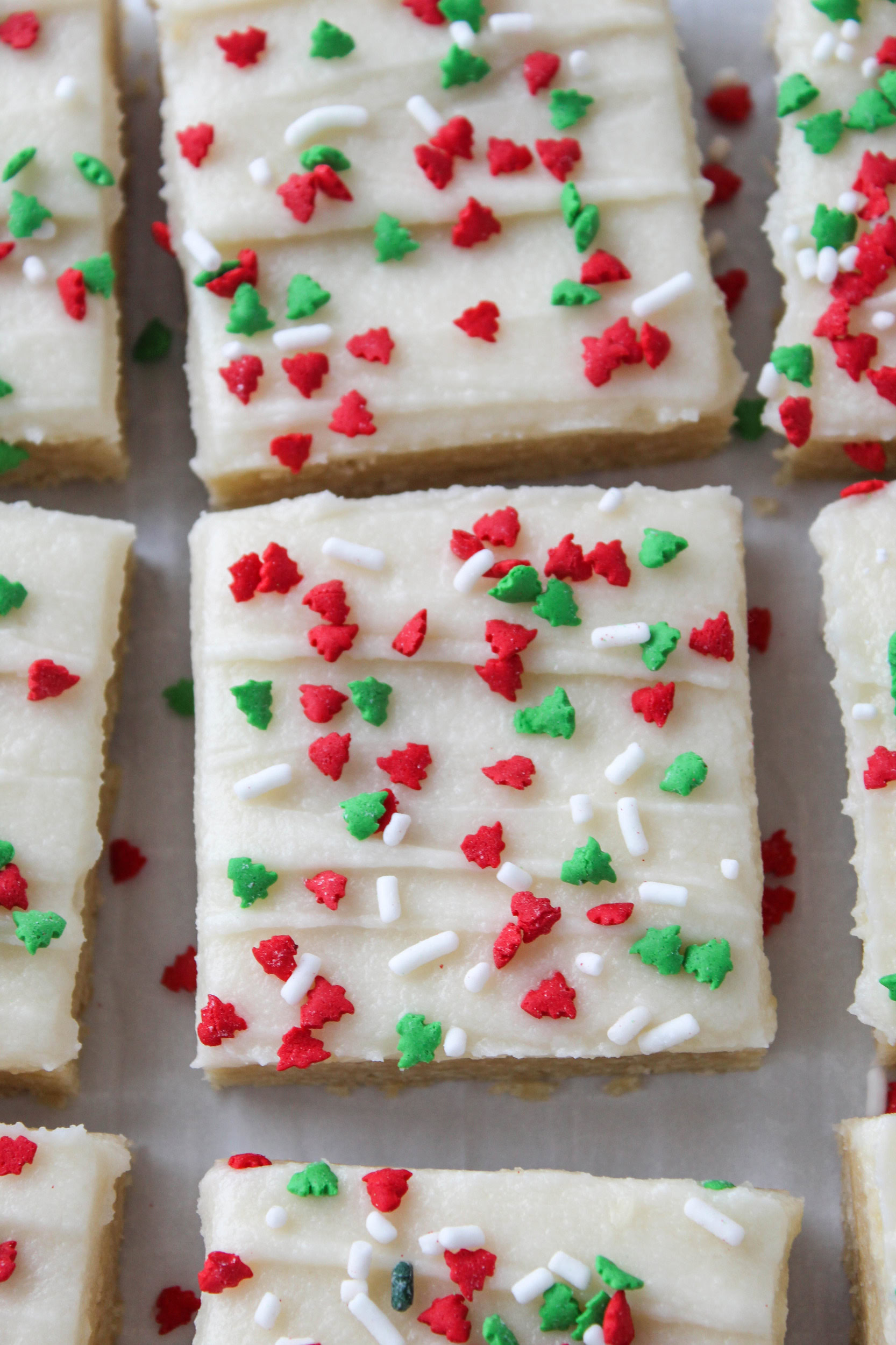 Christmas Sugar Cookie Bars
