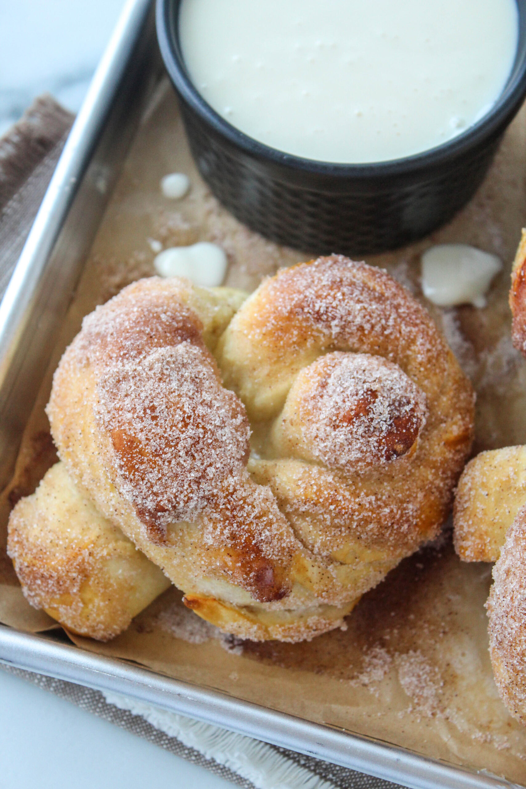 Cinnamon Sugar Soft Pretzels