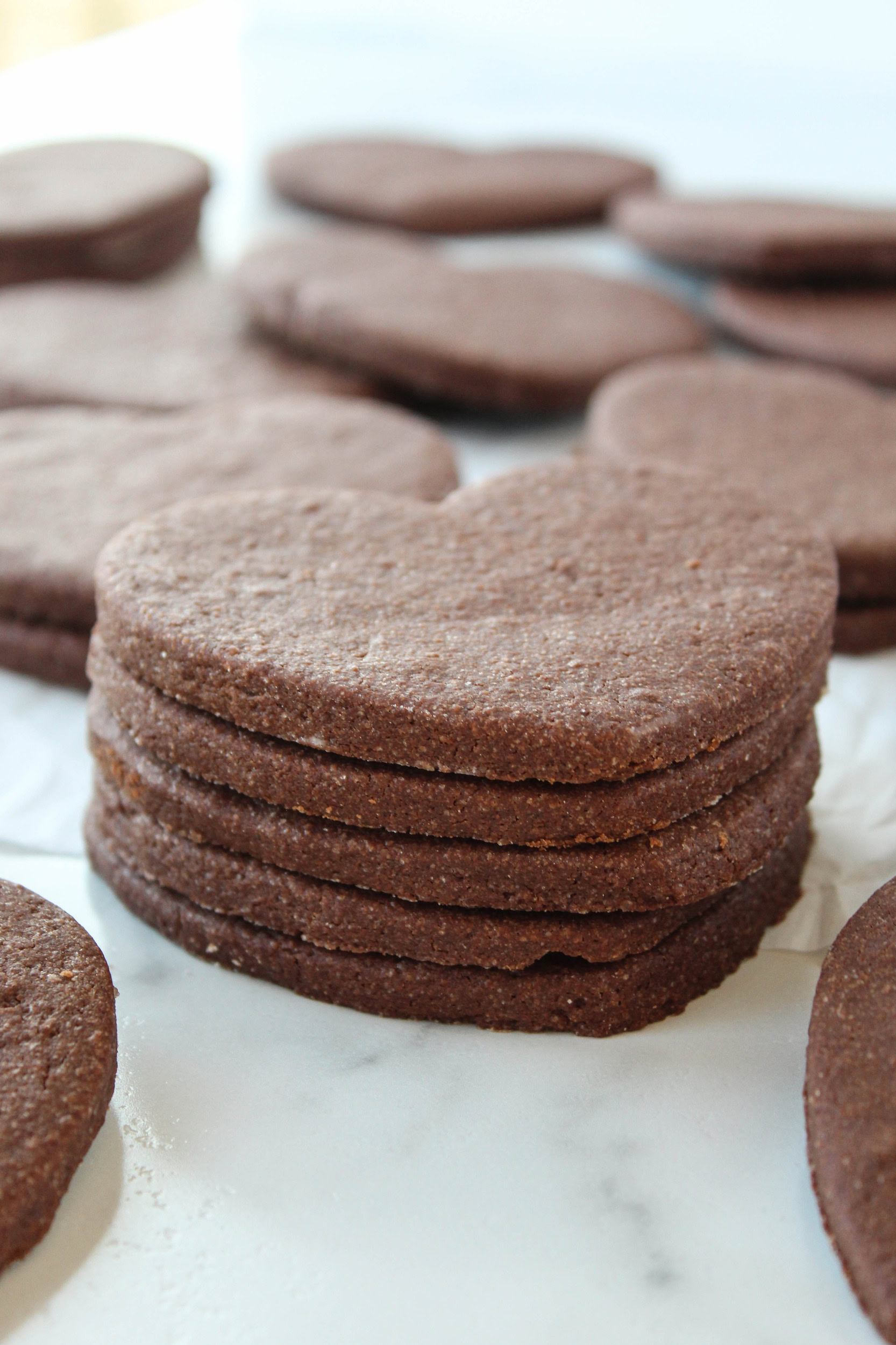 Valentine’s Day Chocolate Sugar Cookies