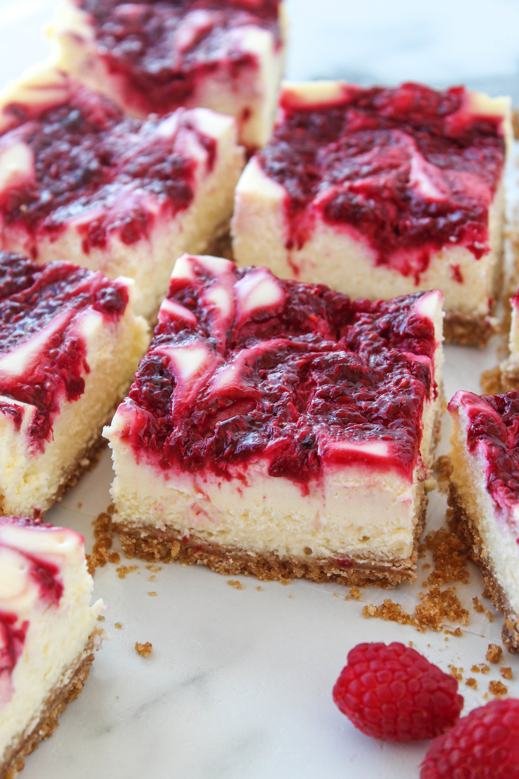 Raspberry Cheesecake Bars
