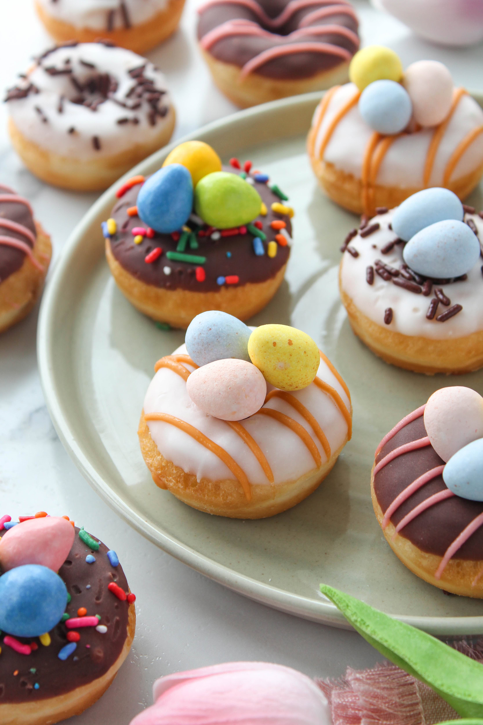 Mini Bird Nest Donuts