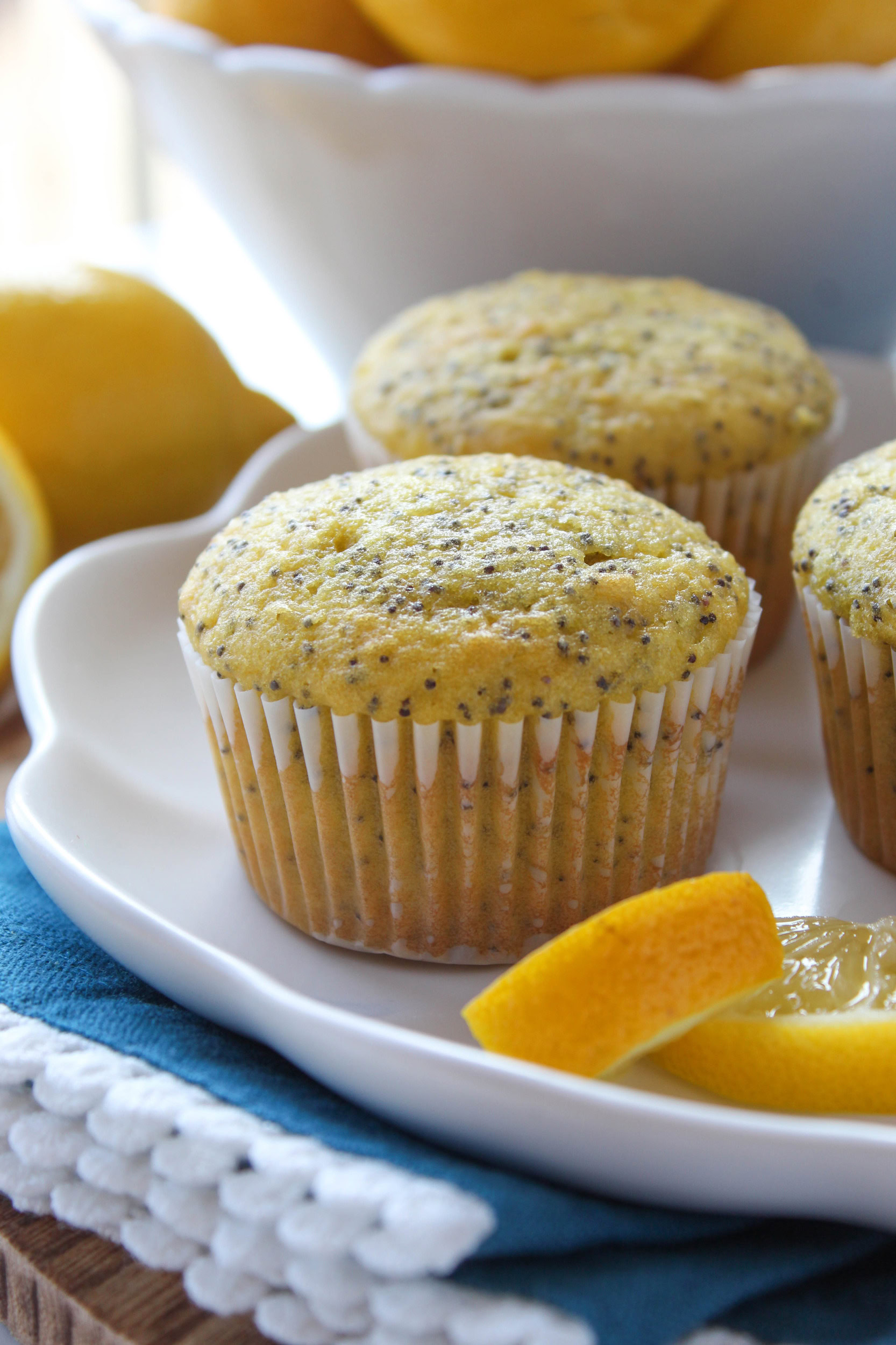 Lemon Poppy Seed Muffins with Cake Mix