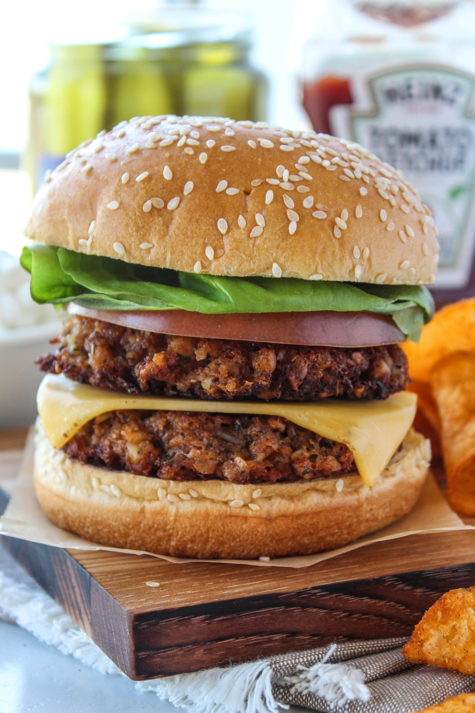 Vegetarian Walnut Burger