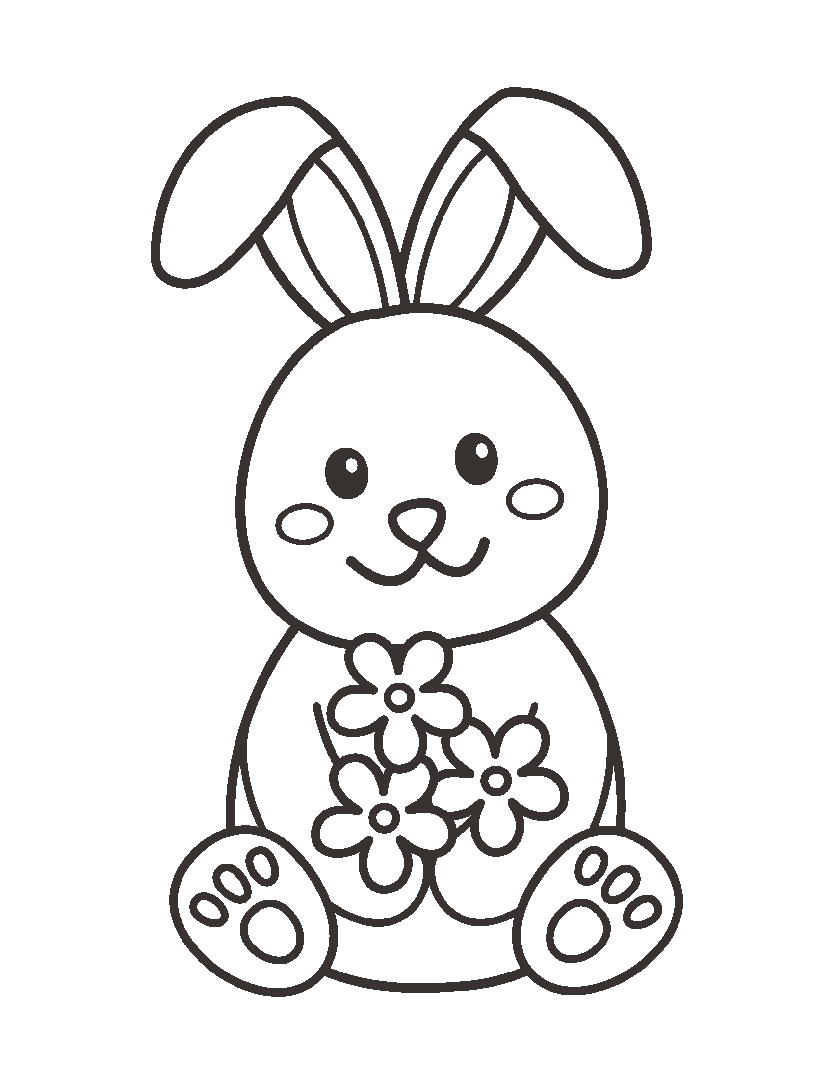 Free Printable Easter Spring Coloring Book