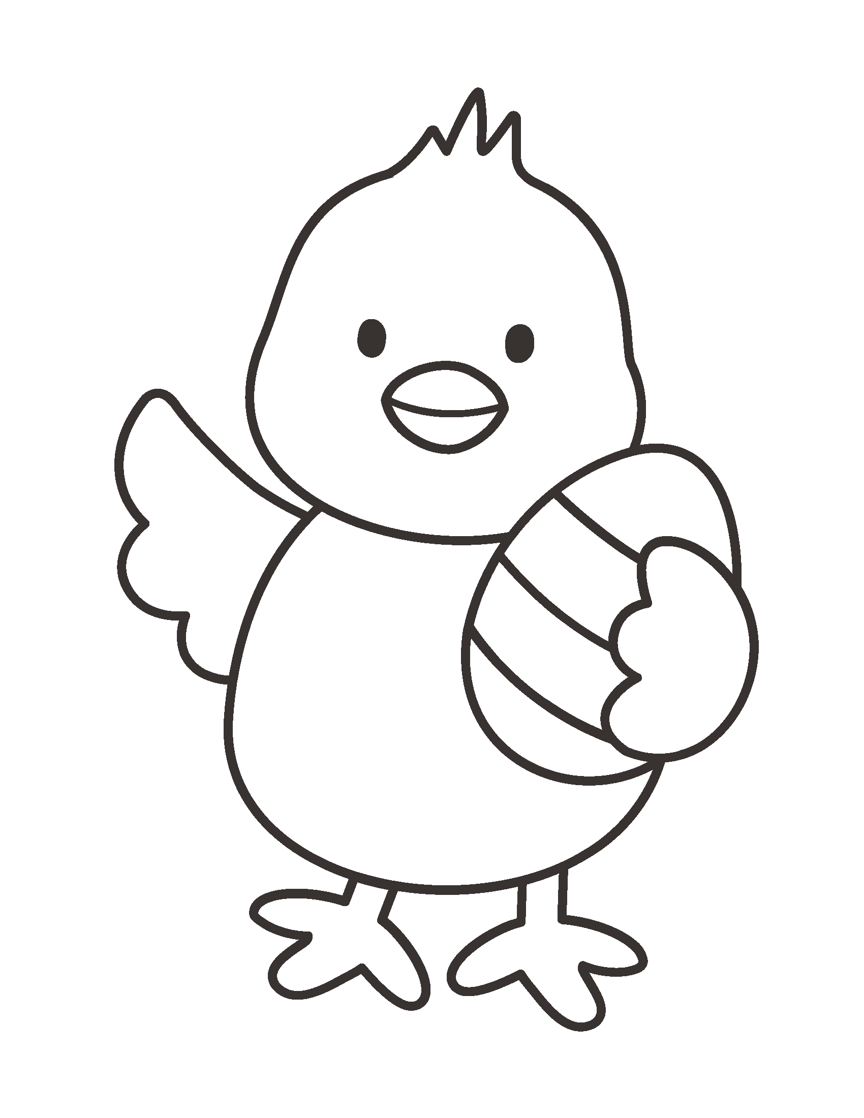 Free Printable Easter Spring Coloring Book