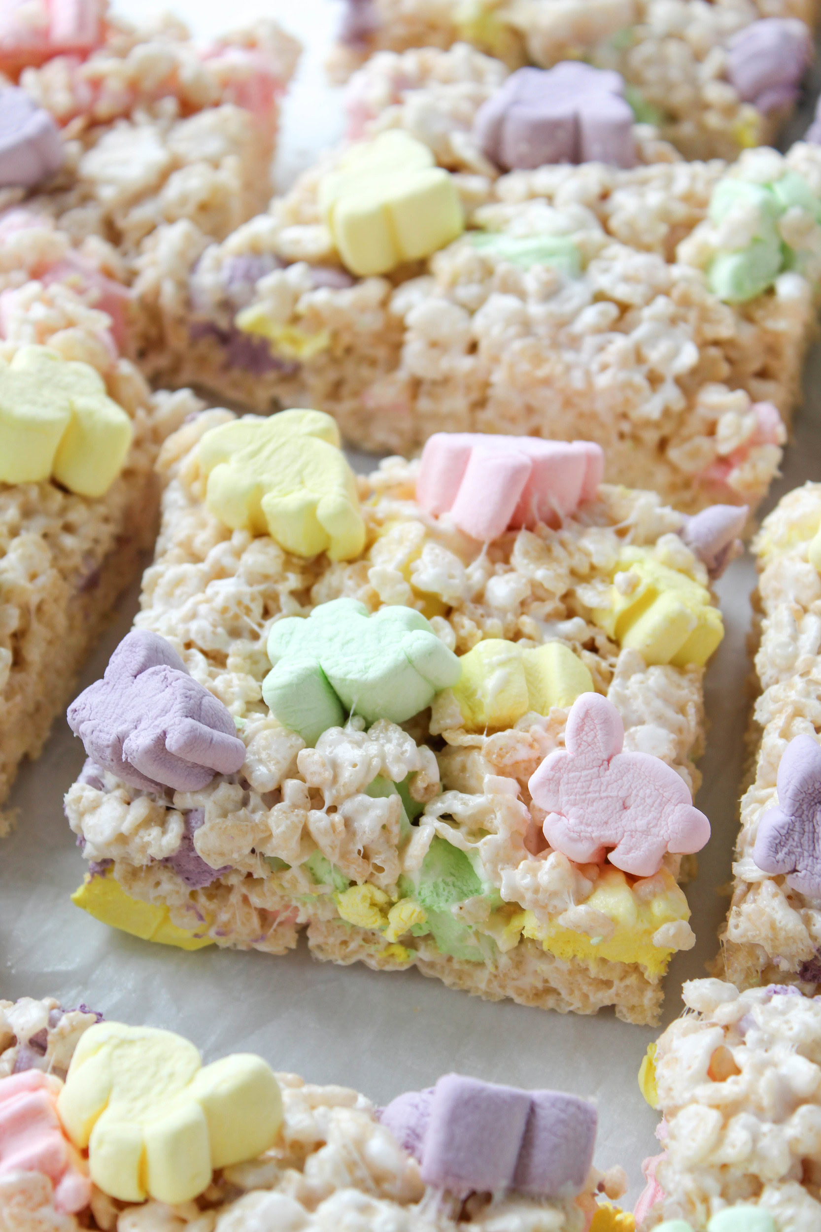 Easter Marshmallow Rice Krispie Treats