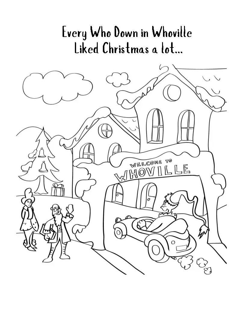 Free Printable Grinch Coloring Book