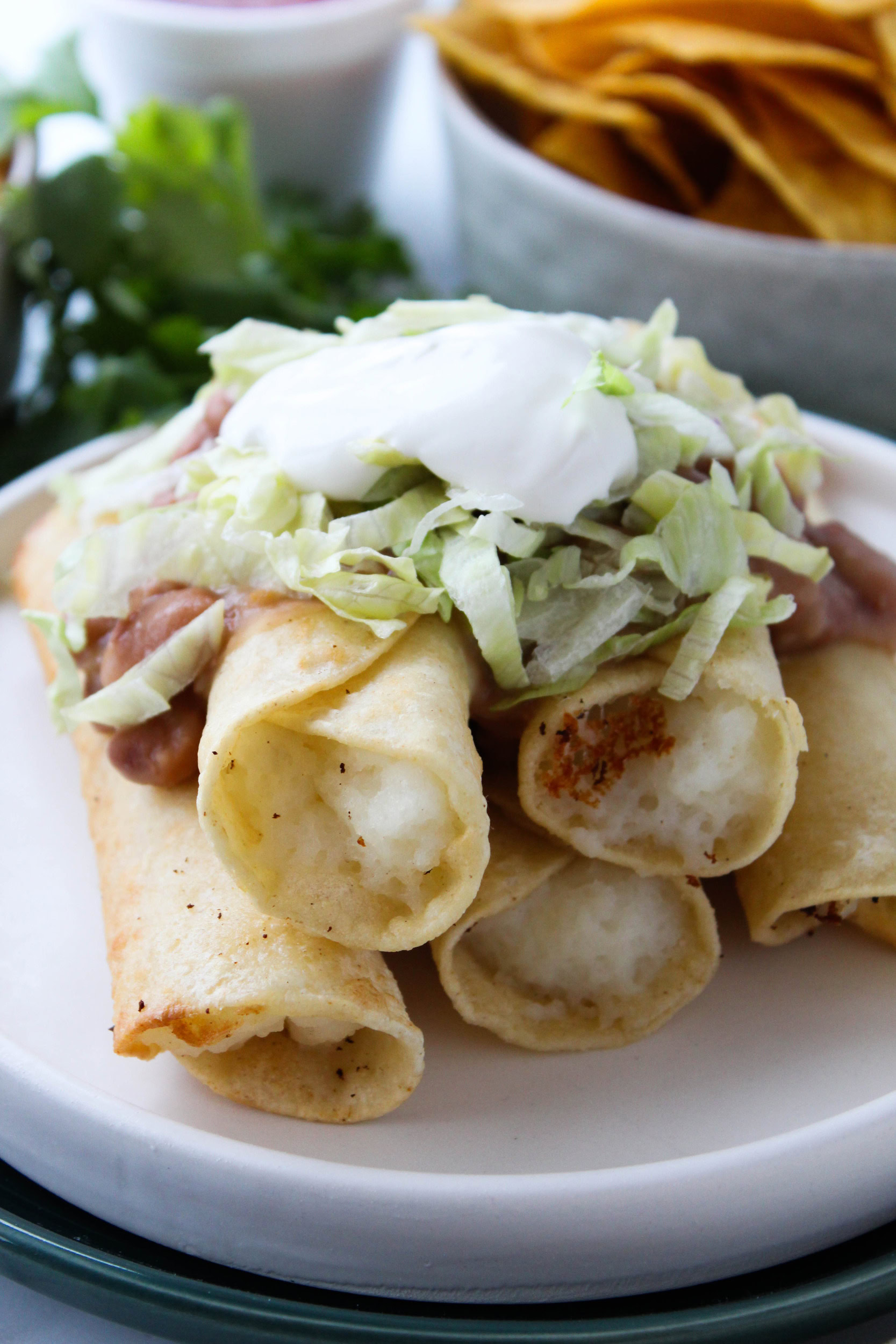 Mashed Potato Taquitos