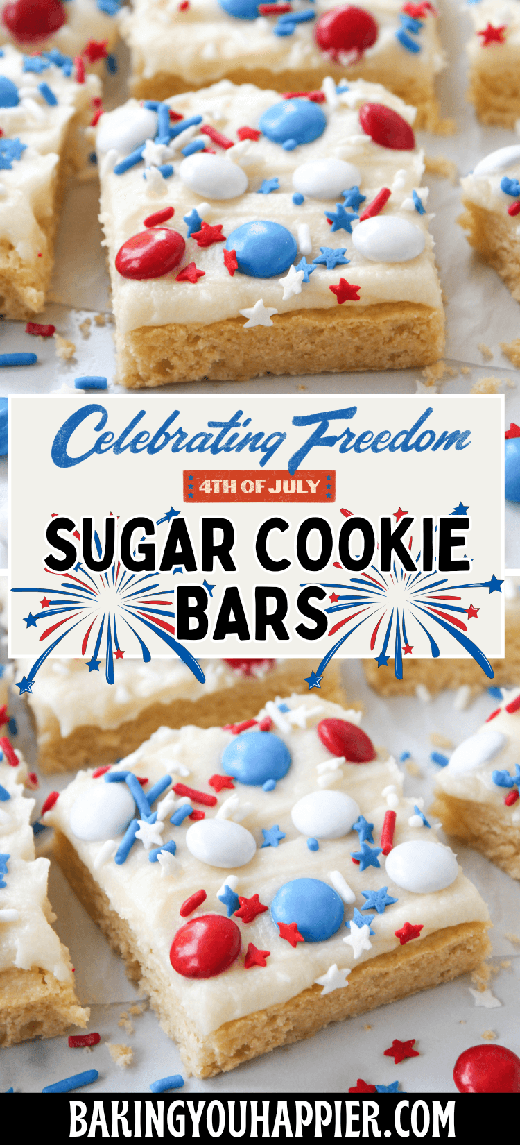 4th of July Sugar Cookie Bars Recipe