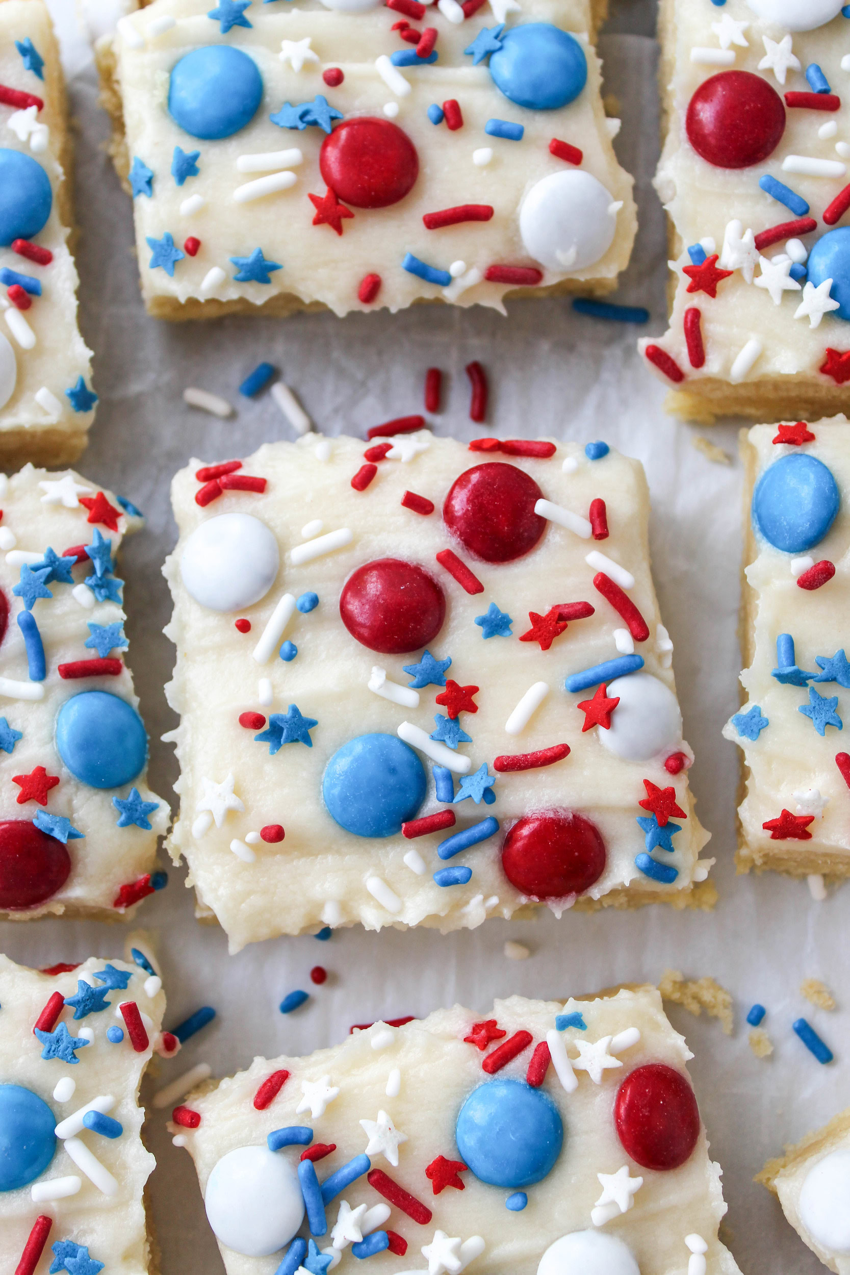 4th of July Sugar Cookie Bars Recipe