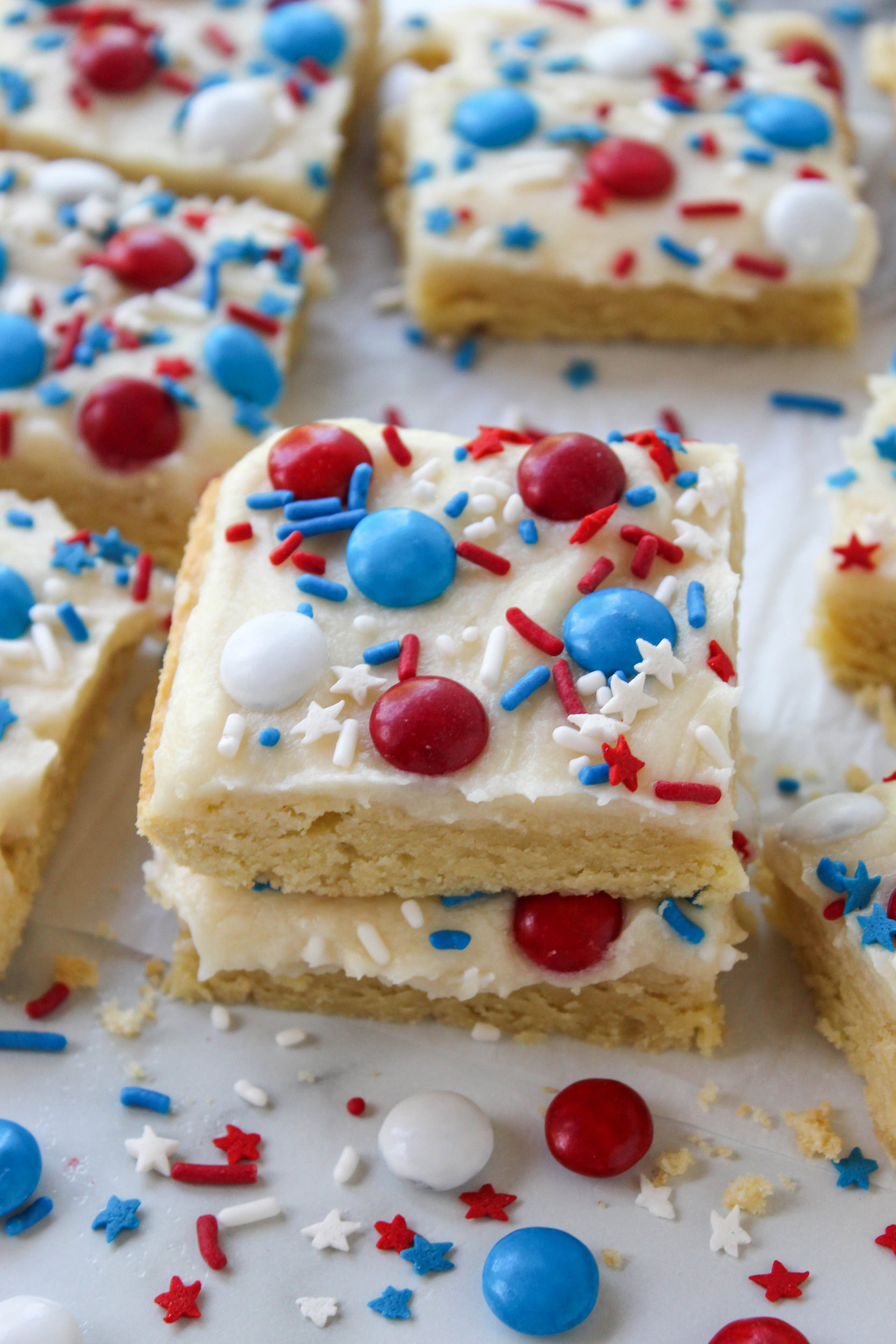 4th of July Sugar Cookie Bars Recipe