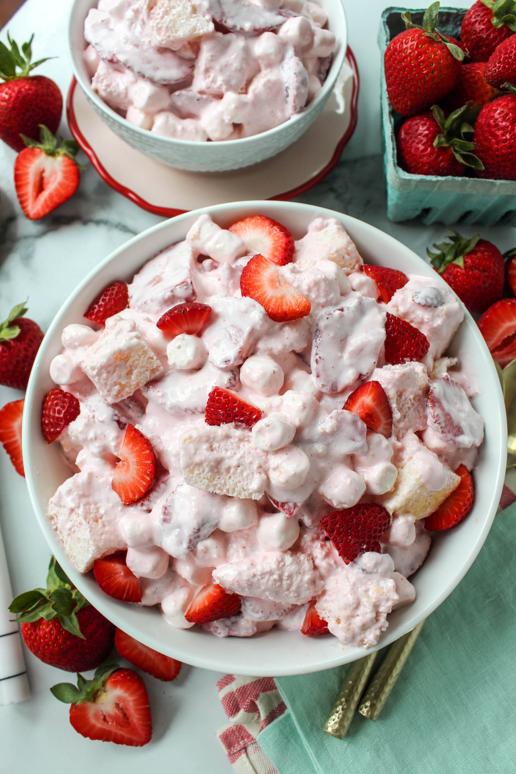 Strawberry Shortcake Fluff Salad Recipe