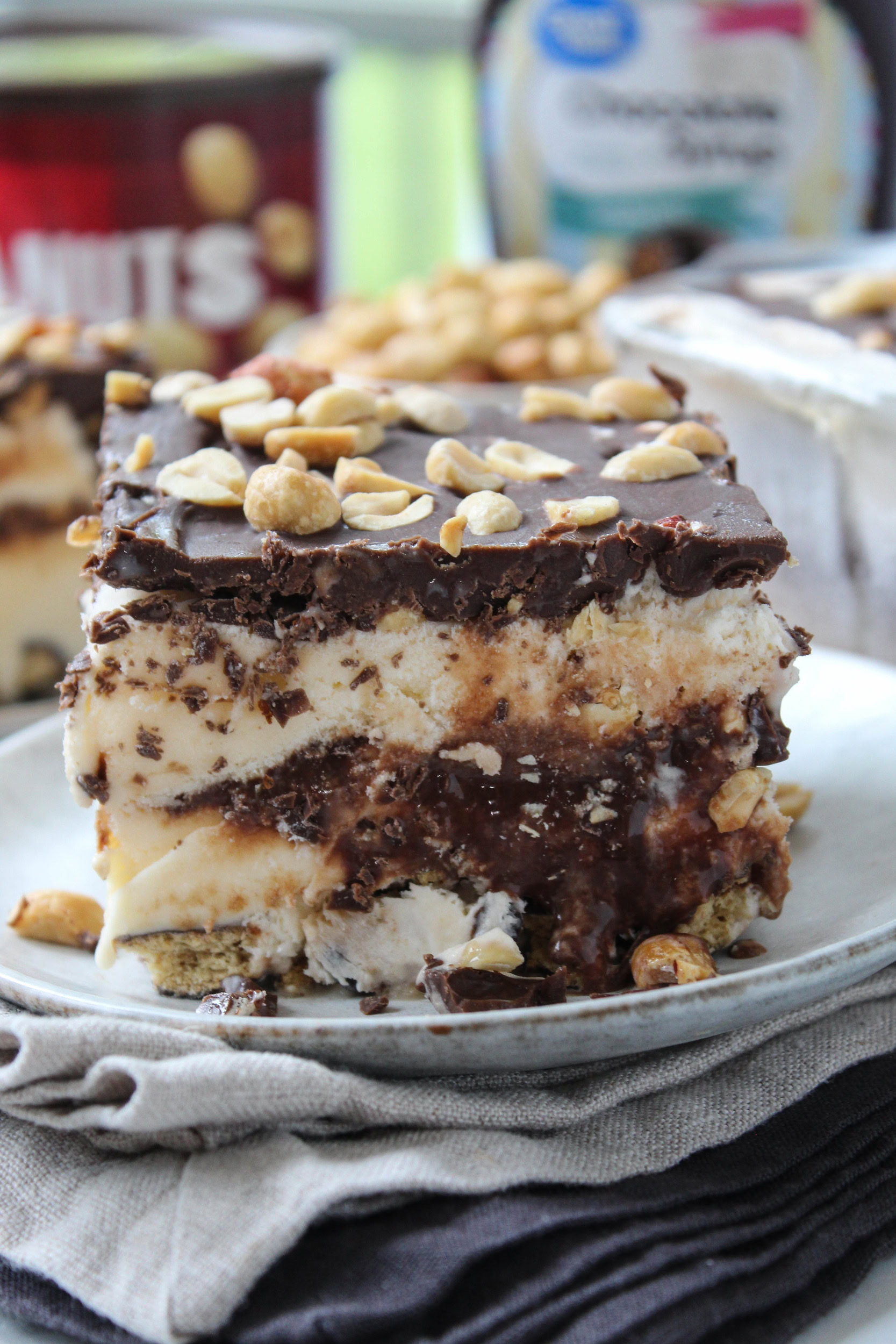 Buster Bar Ice Cream Cake Recipe