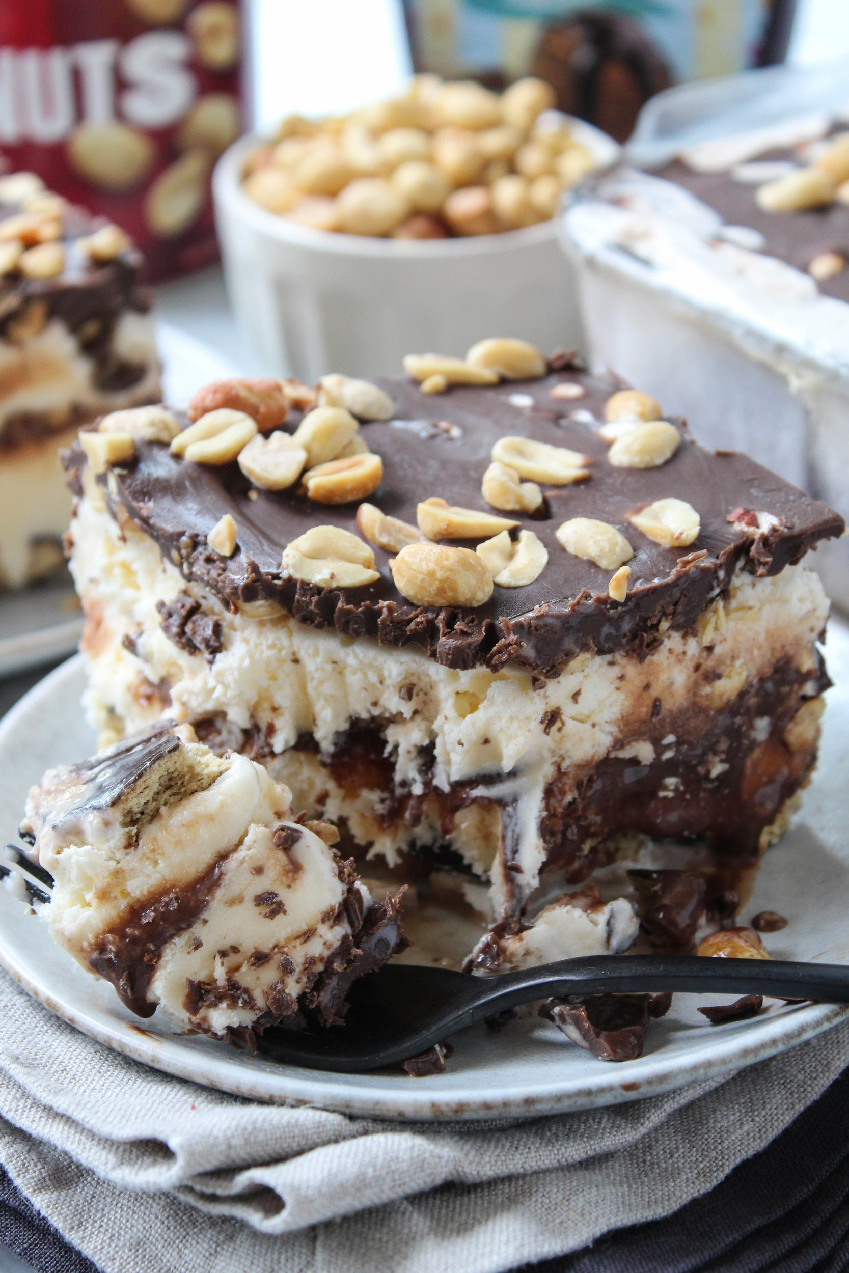 Buster Bar Ice Cream Cake Recipe