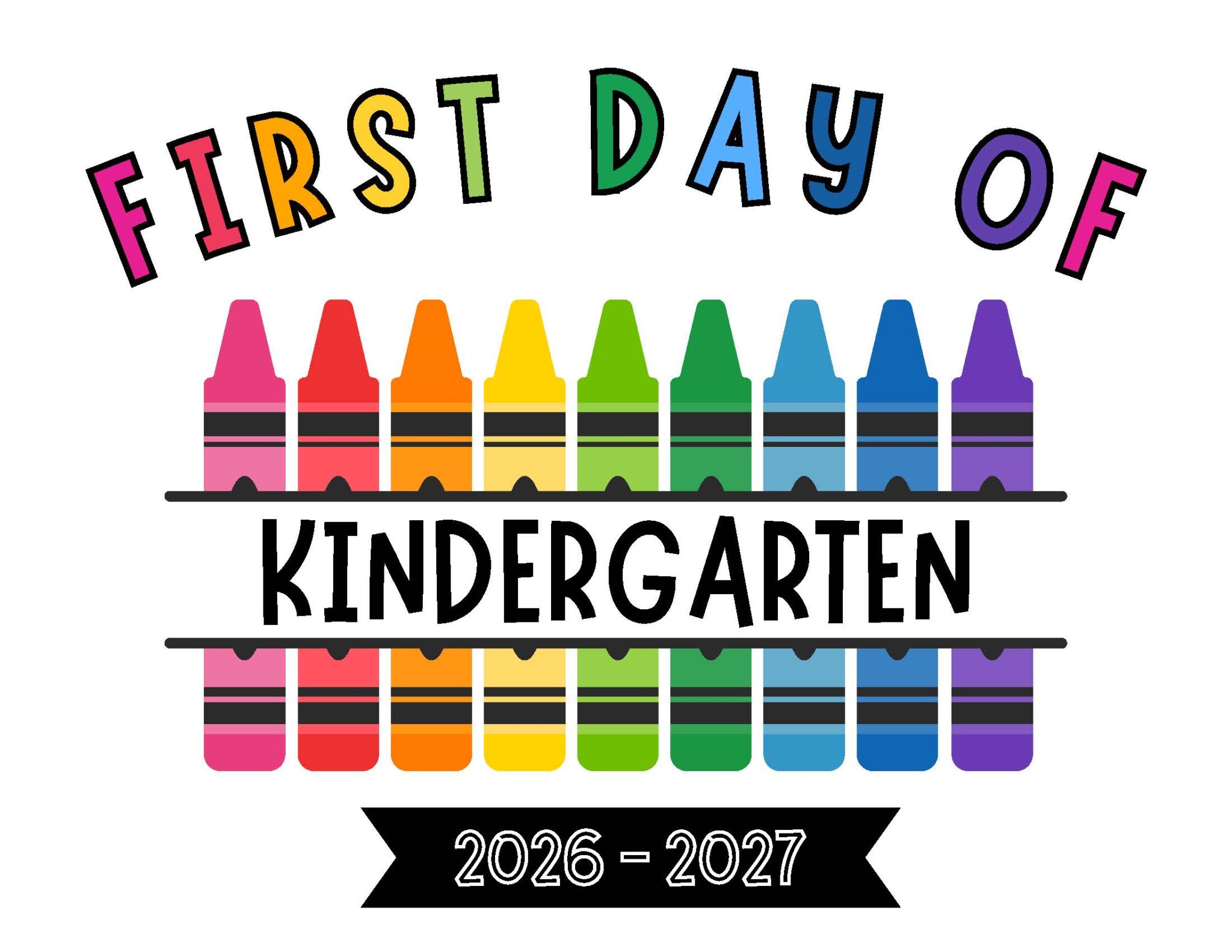 Free Printable First Day of School Signs