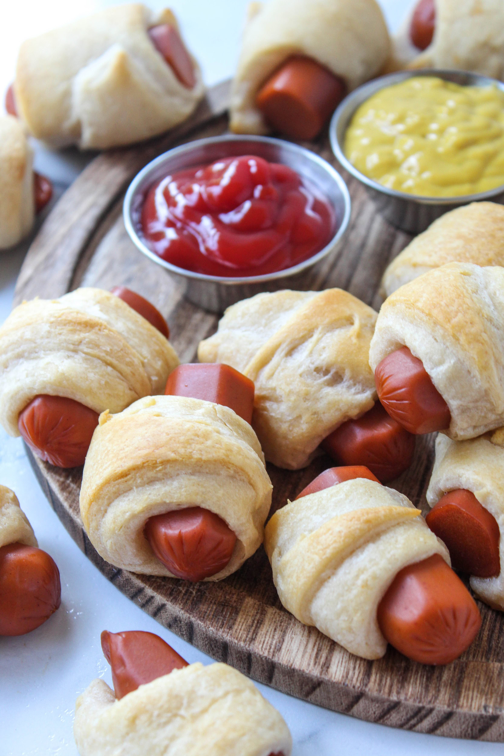 Mini Vegetarian Pigs in a Blanket