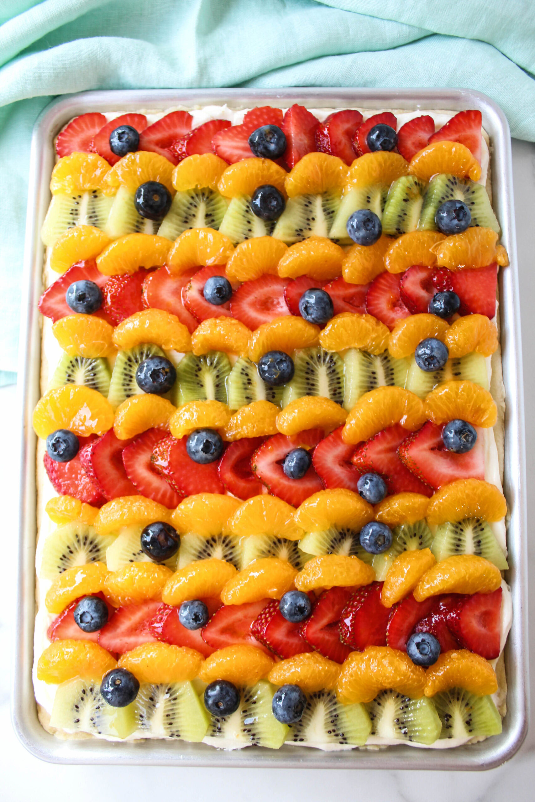 Fruit Pizza Sugar Cookie Bars