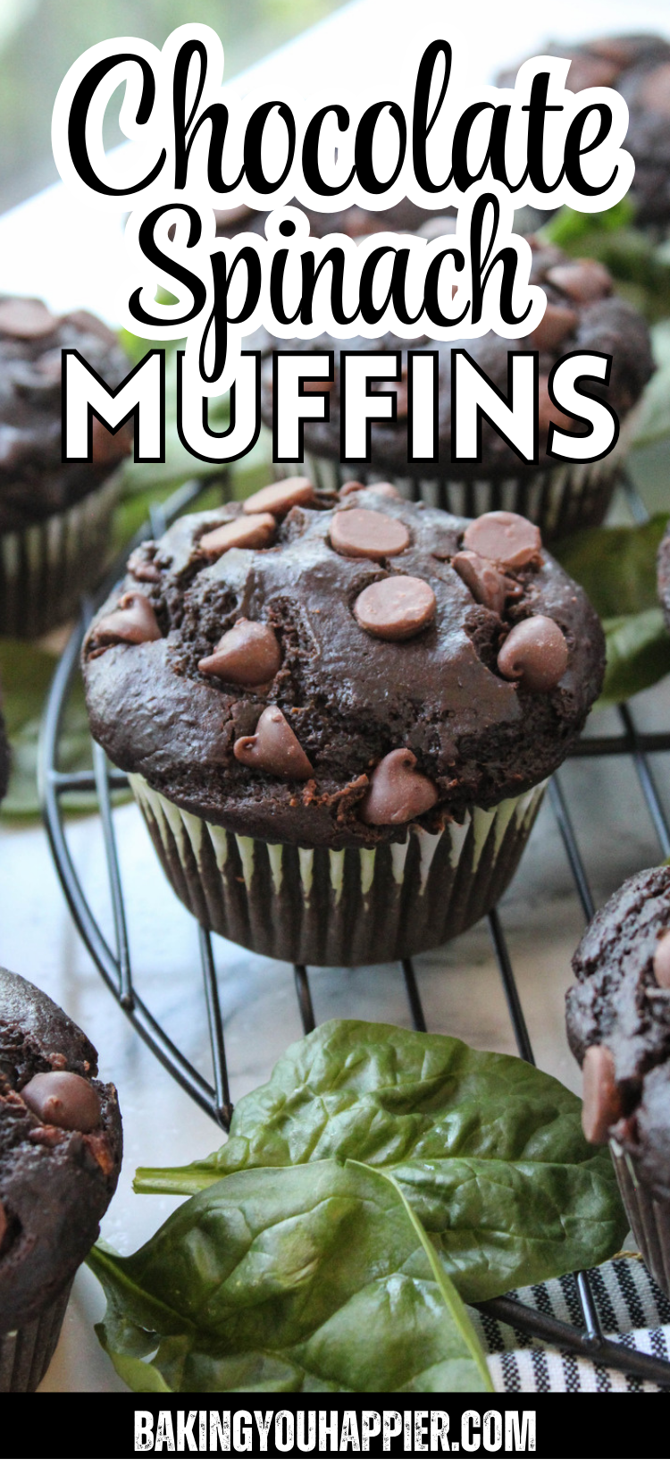 Chocolate Spinach Banana Muffins Recipe
