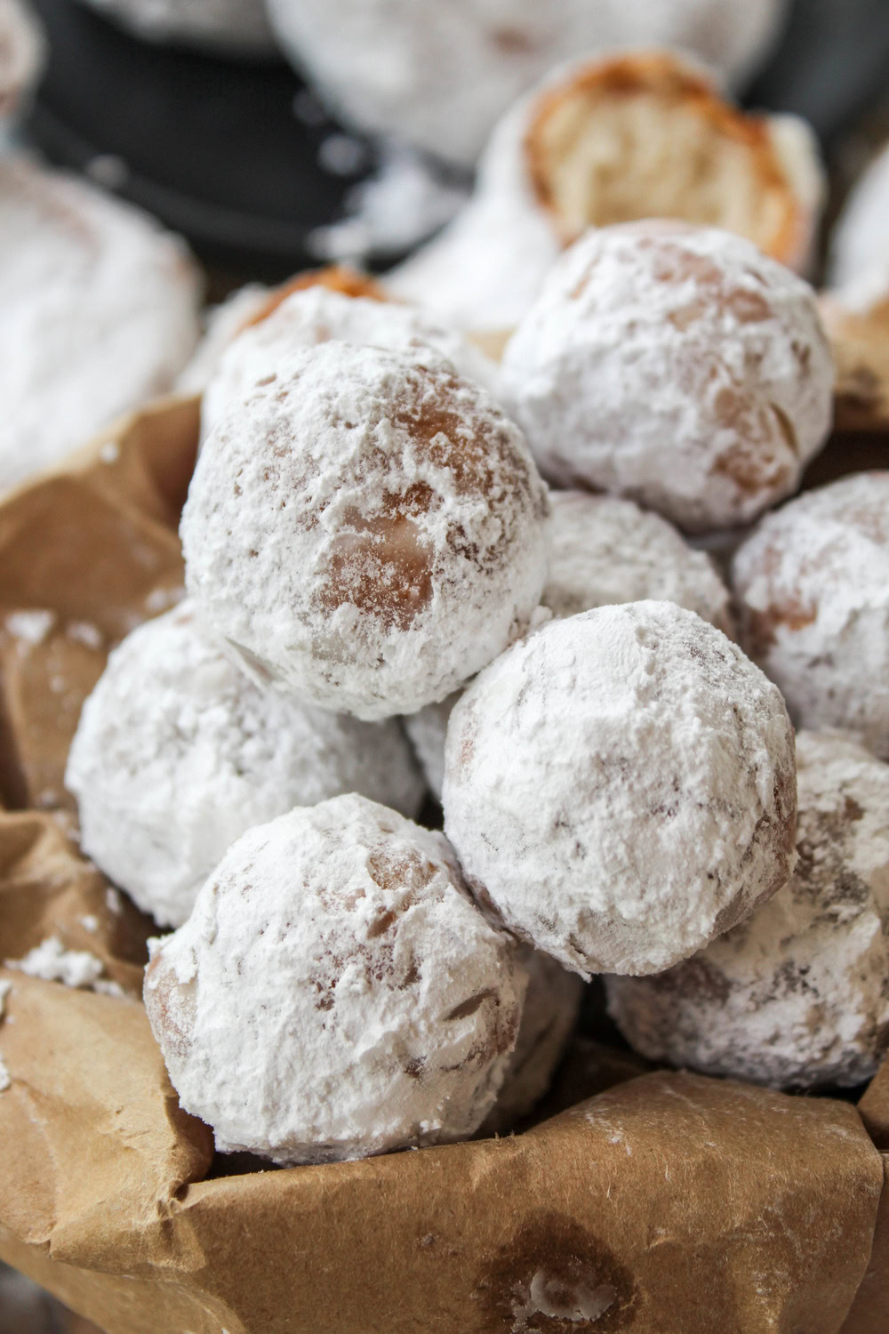 Powdered Sugar Biscuit Donut Holes Recipe