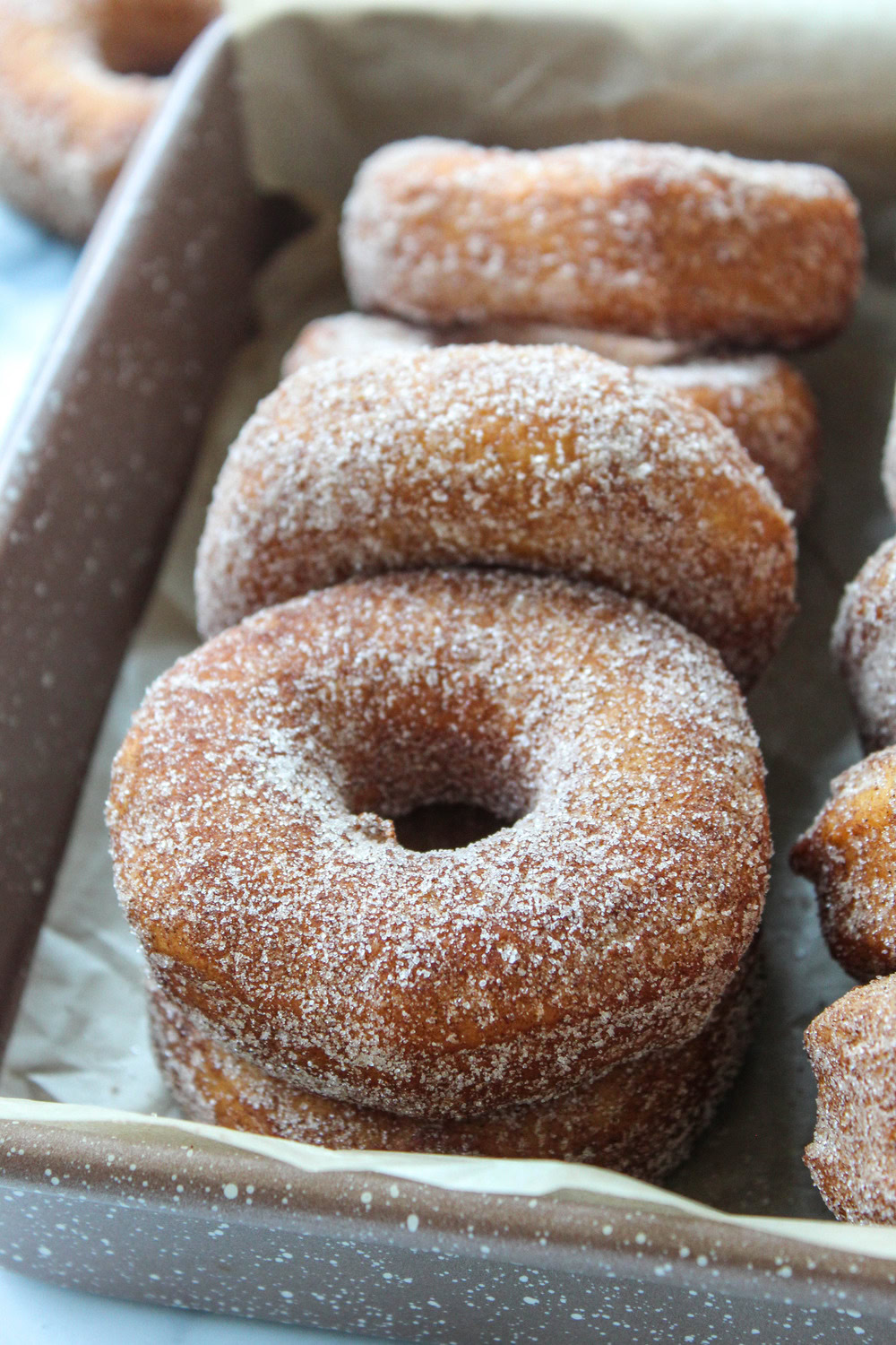 Cinnamon Sugar Canned Biscuit Donuts