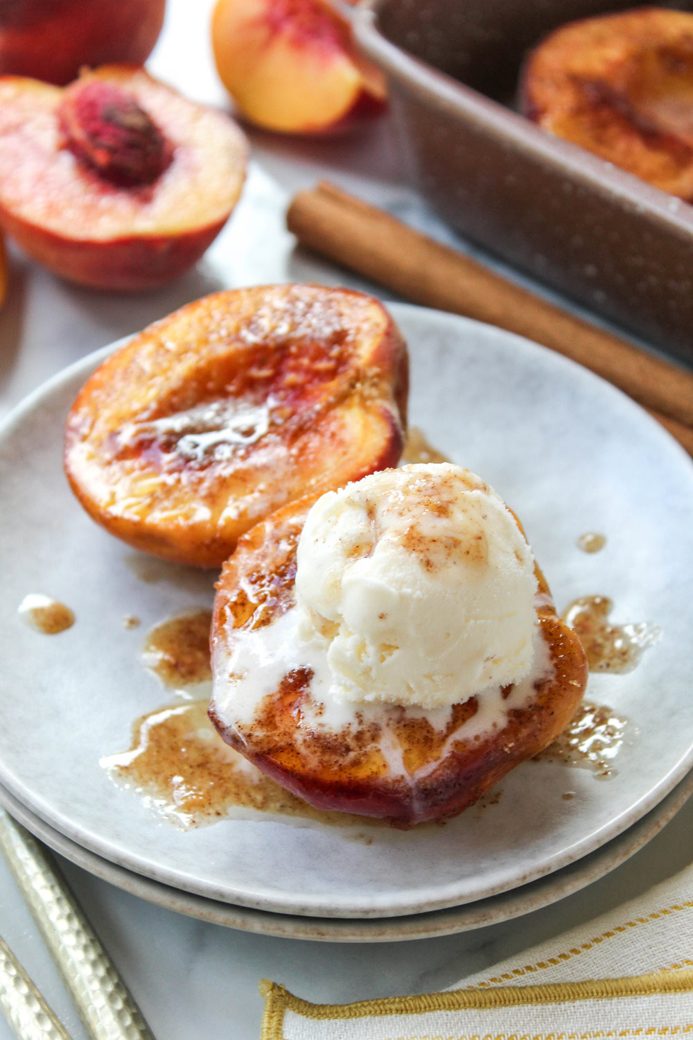 Baked Peaches Recipe