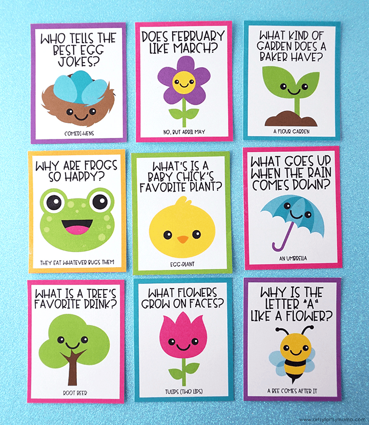 Printable lunch notes featuring cute animals and encouraging words