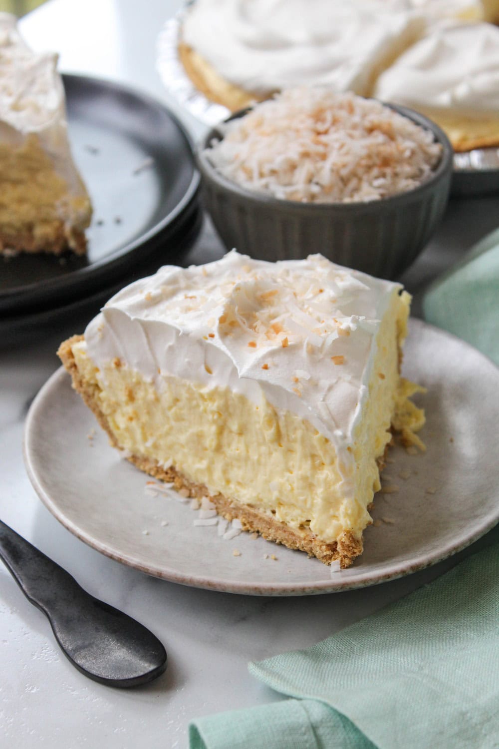 No Bake Coconut Cream Pie